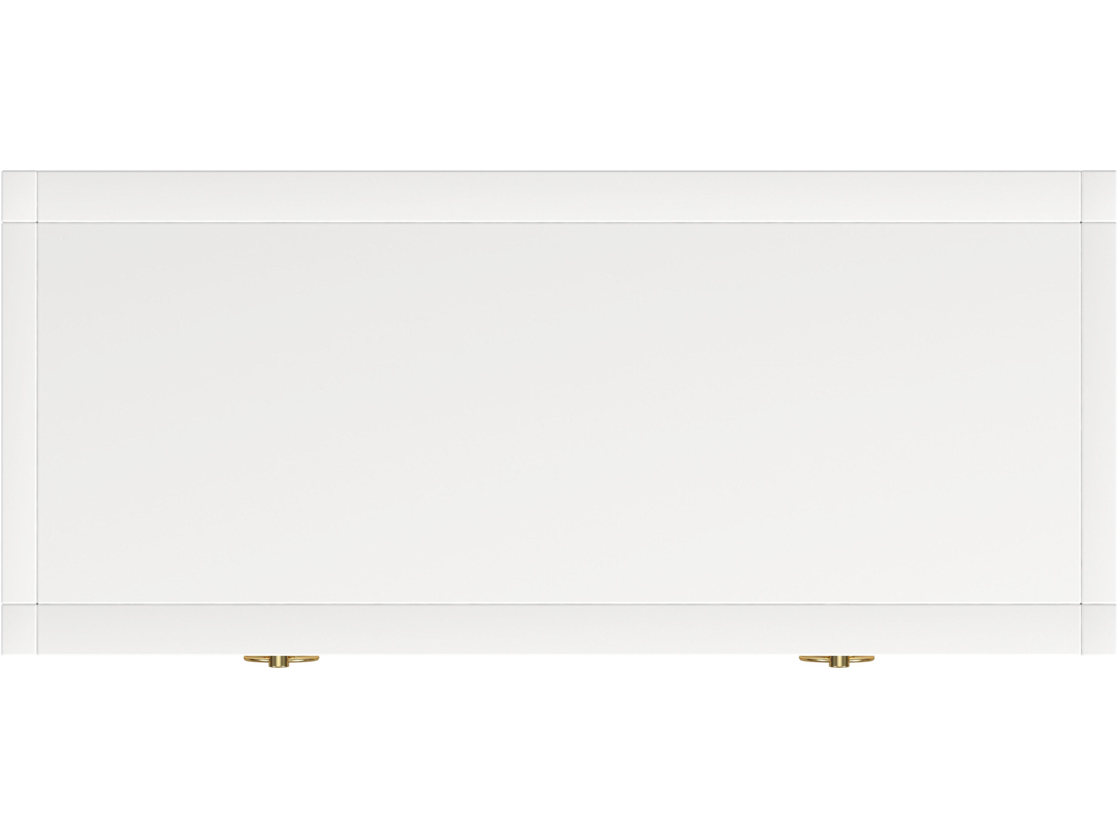 Butler Lark White Acacia Wood Accent Cabinet