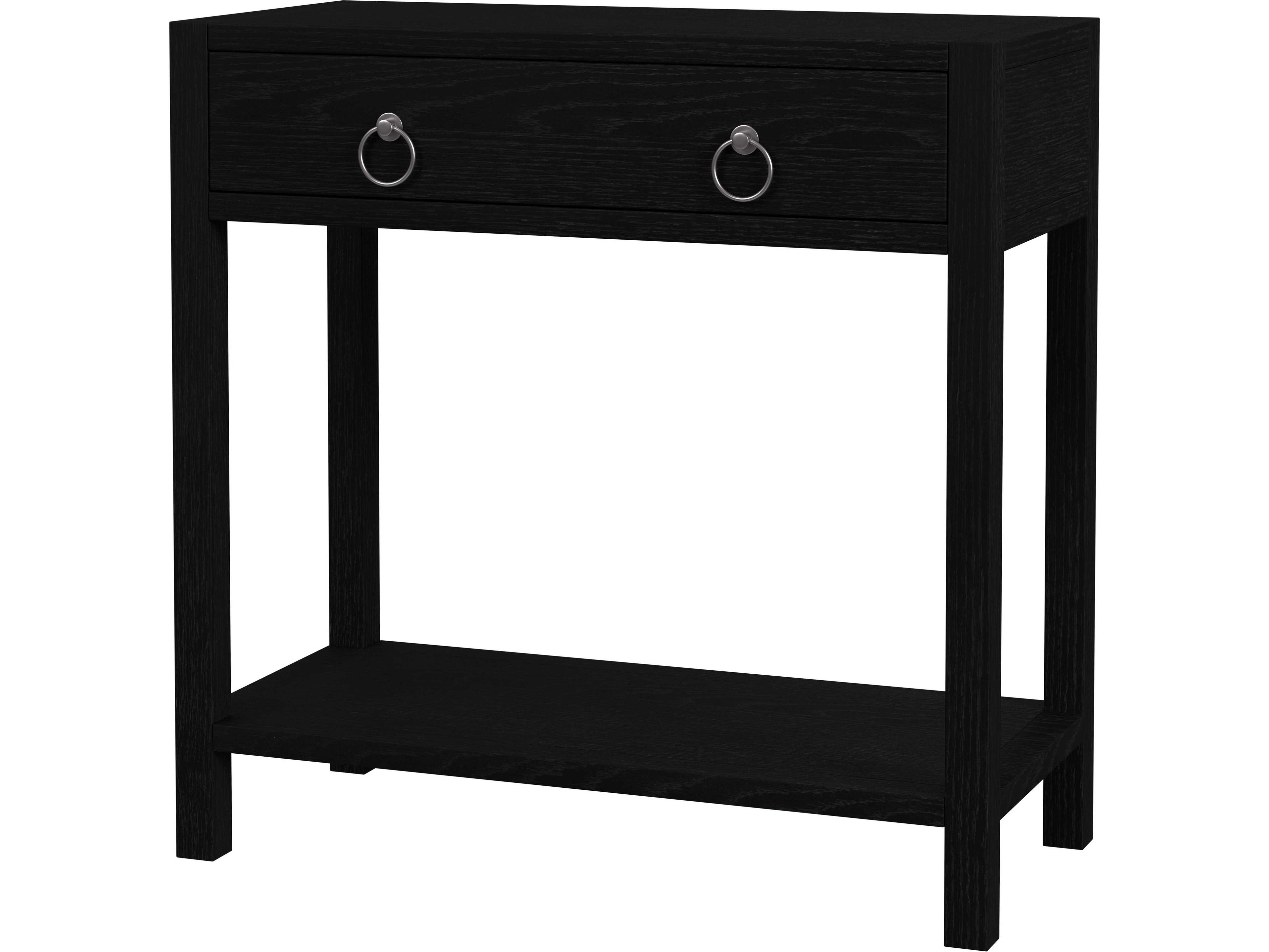 Lark 1-Drawer Acacia Wood Nightstand