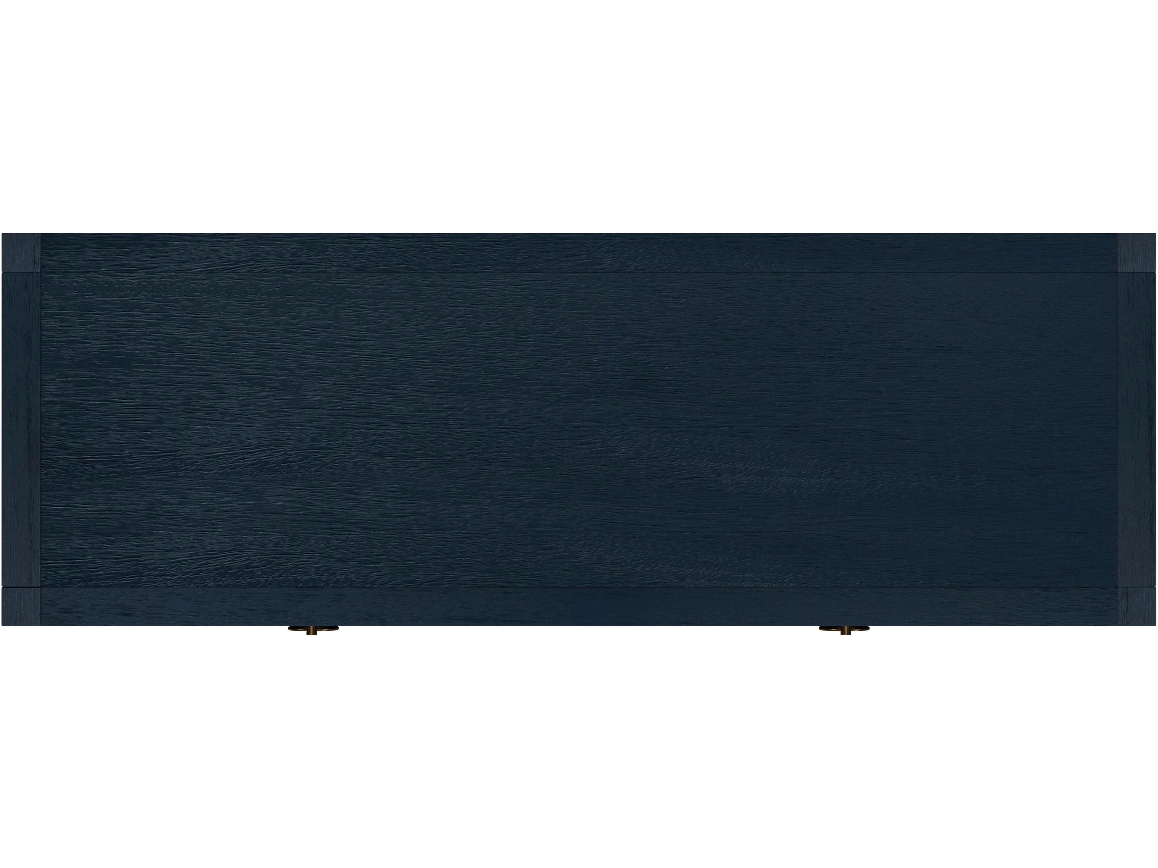 Butler Lark Rectangular Wood Navy Blue Console Table