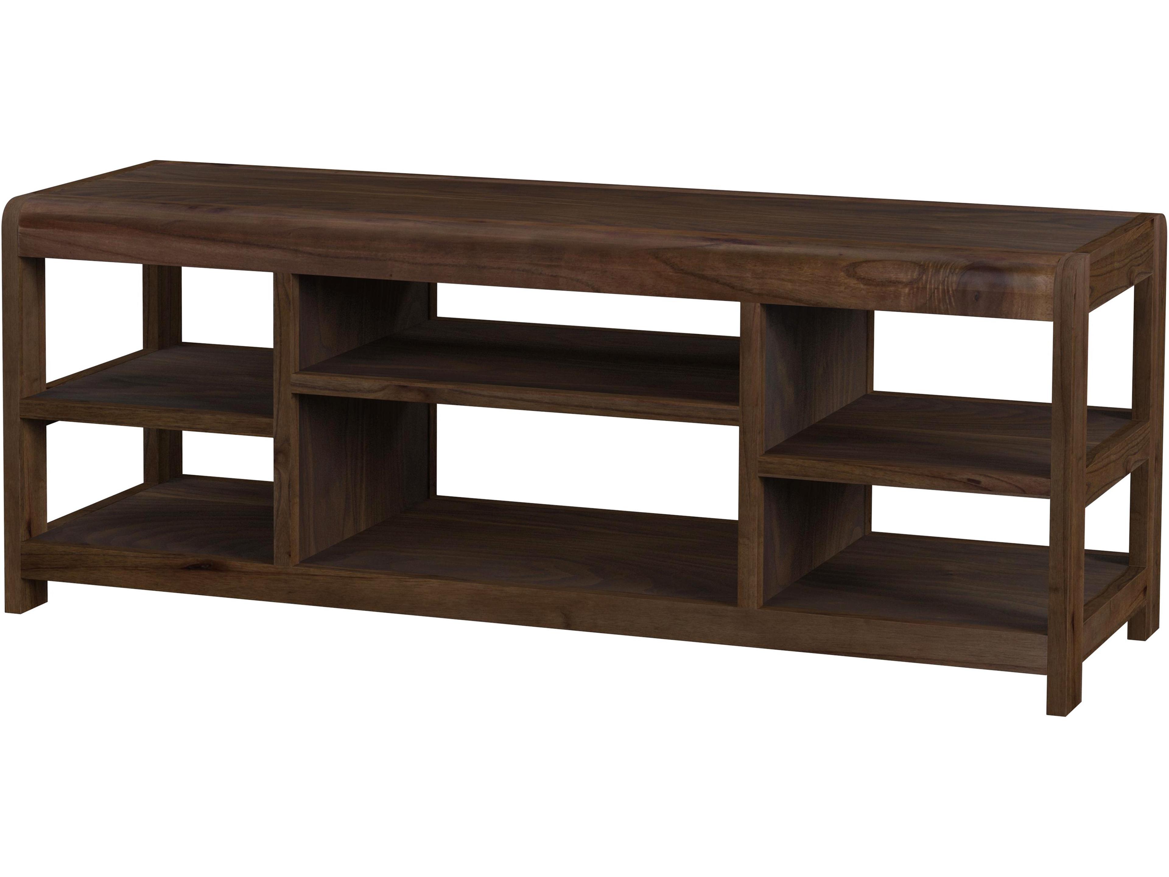 Hanover 44" Mahogany Wood Walnut TV Stand