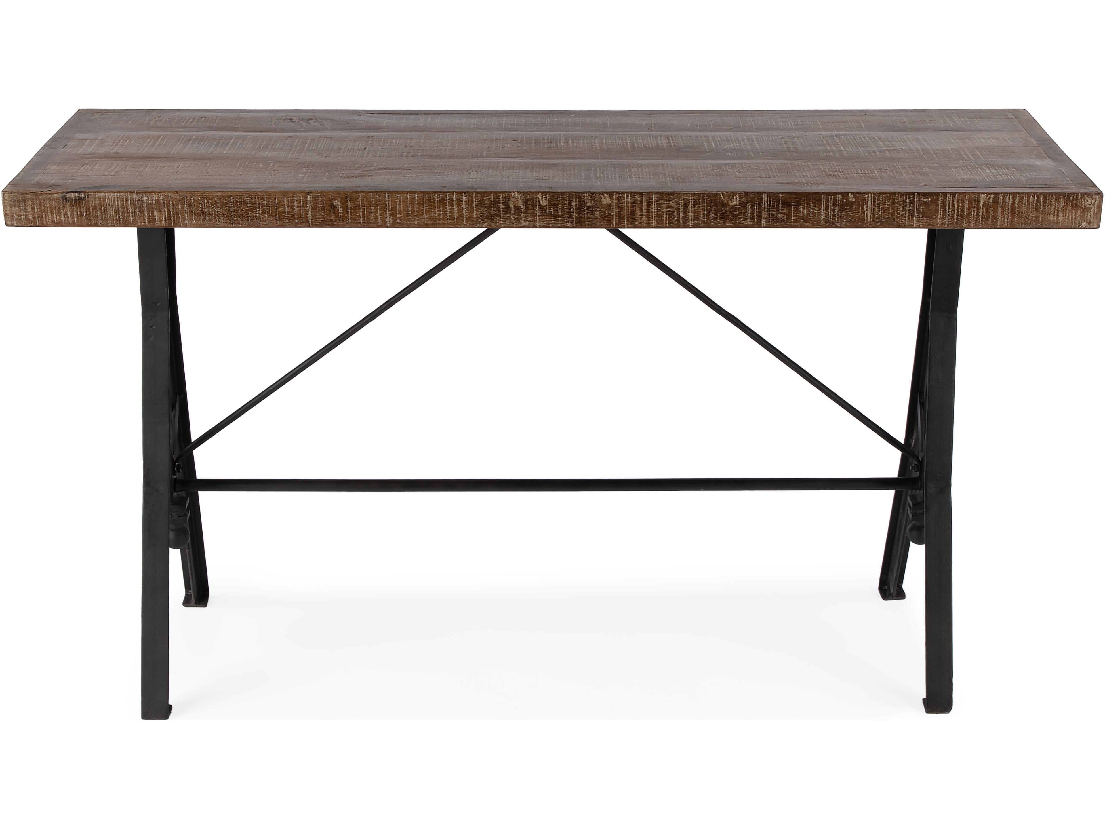 Butler Croyden Rectangular Wood Industrial Chic Console Table