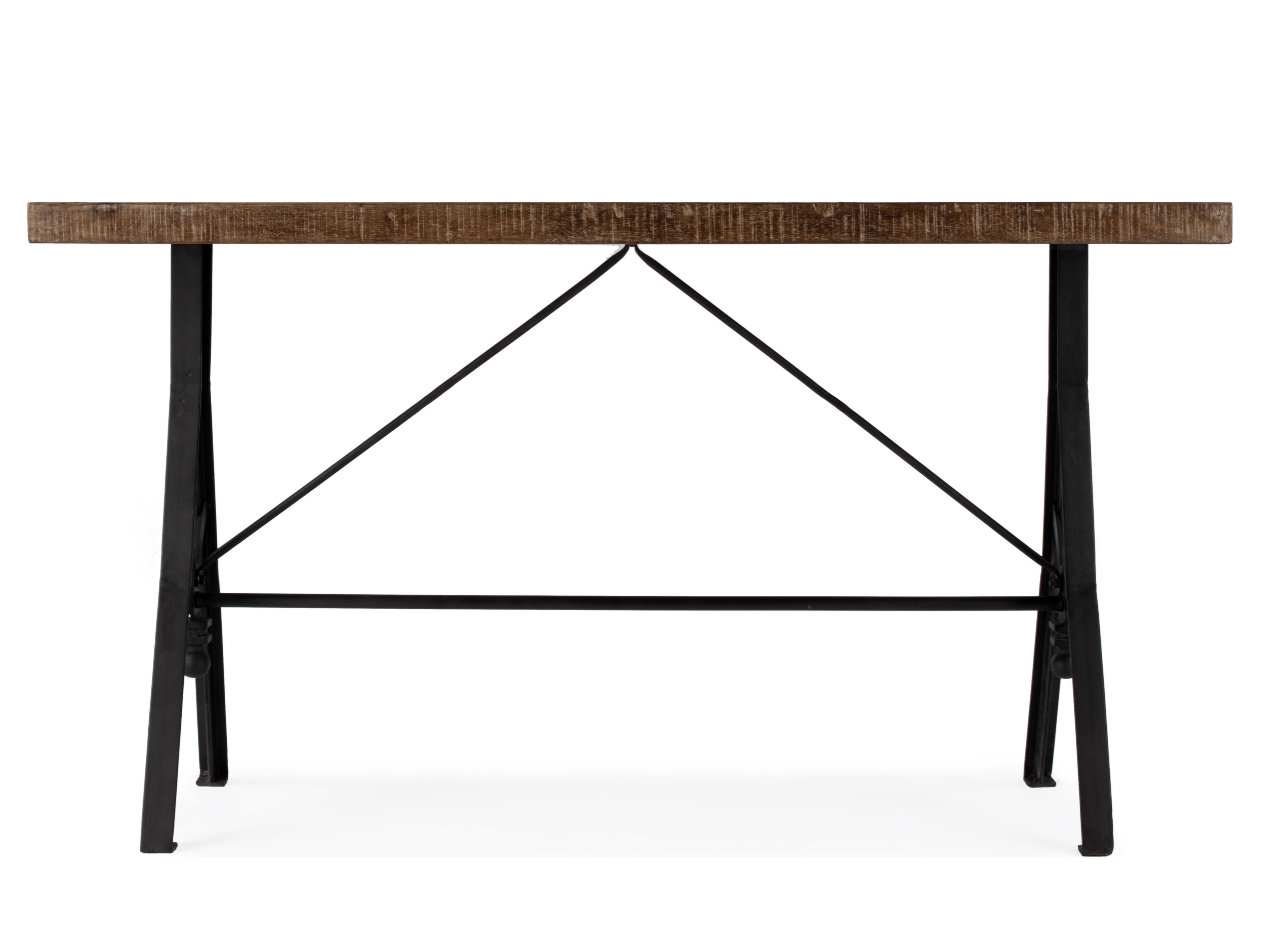 Butler Croyden Rectangular Wood Industrial Chic Console Table