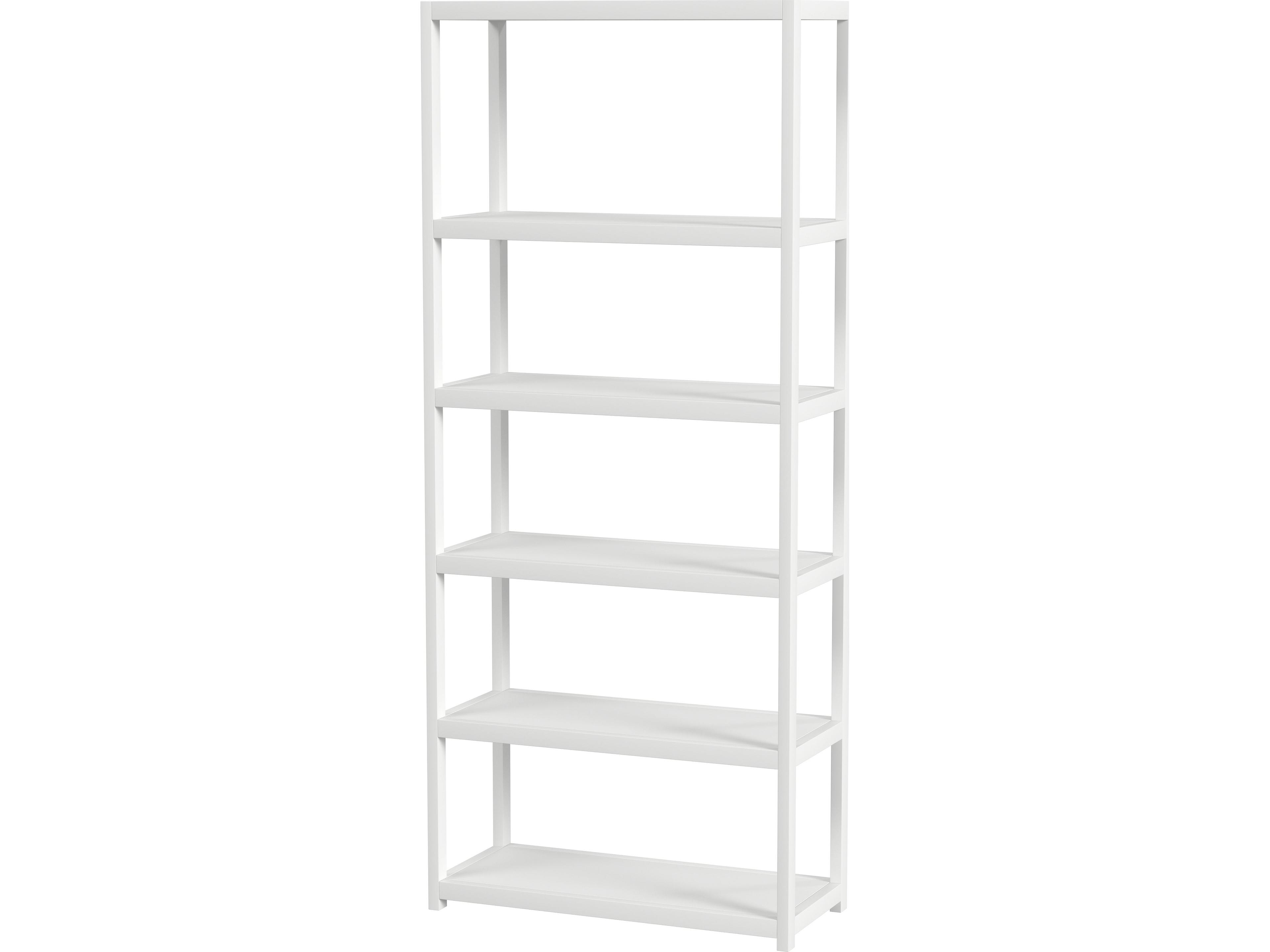 Lark White Bookcase
