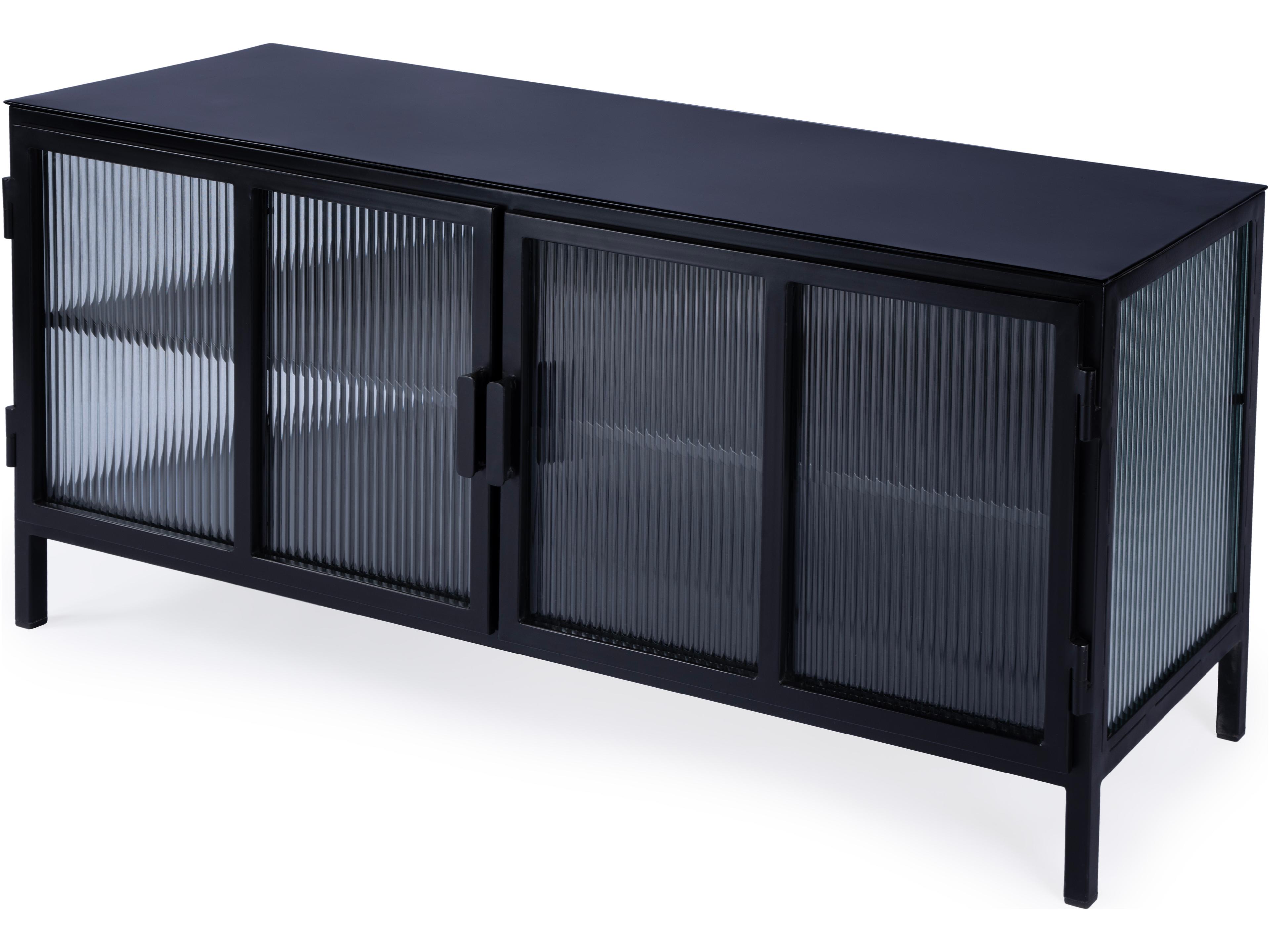 Hoxton 52" Black Metal TV Stand