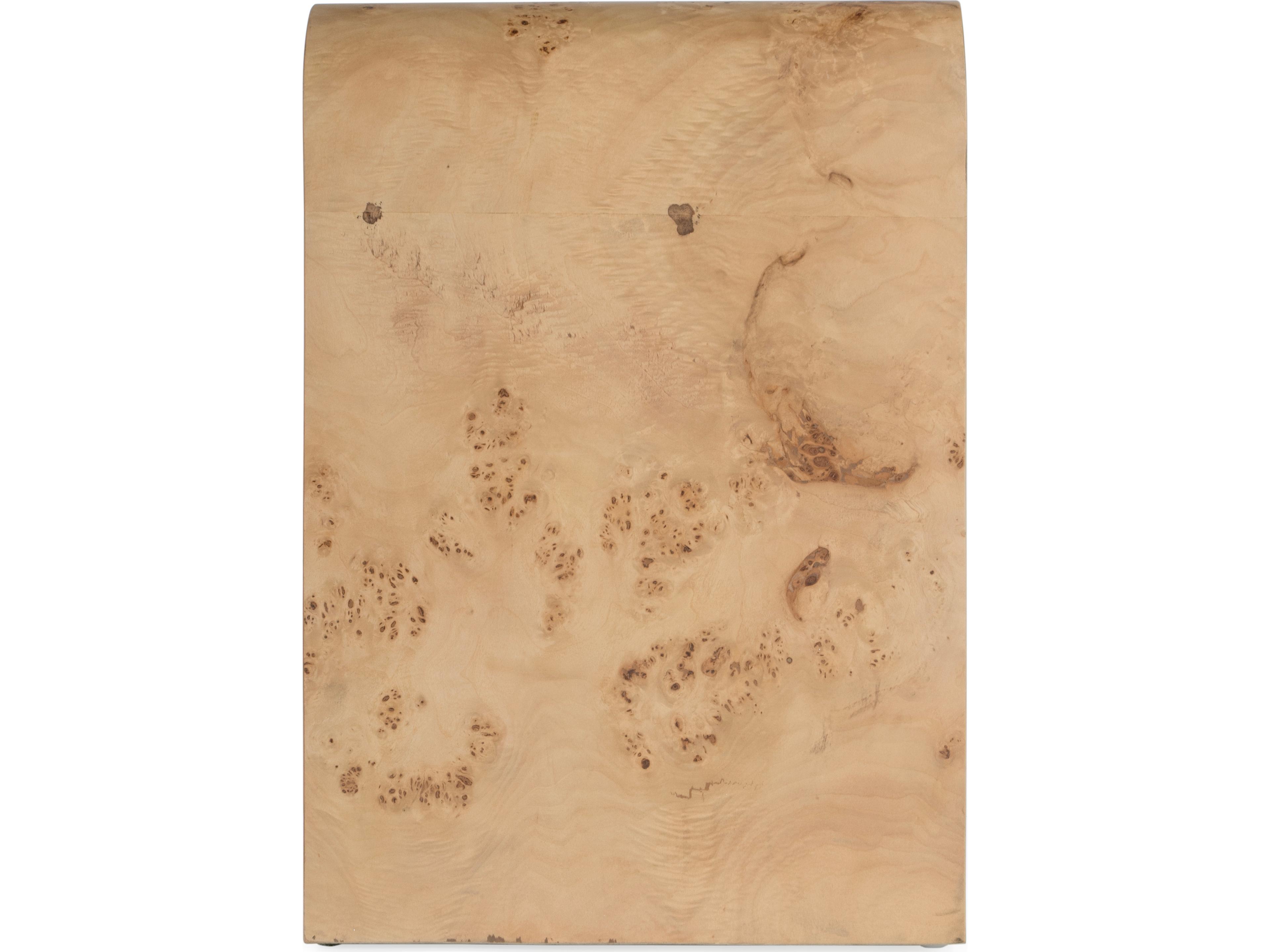 Butler Cora 2-Drawers Brown Rubberwood Nightstand