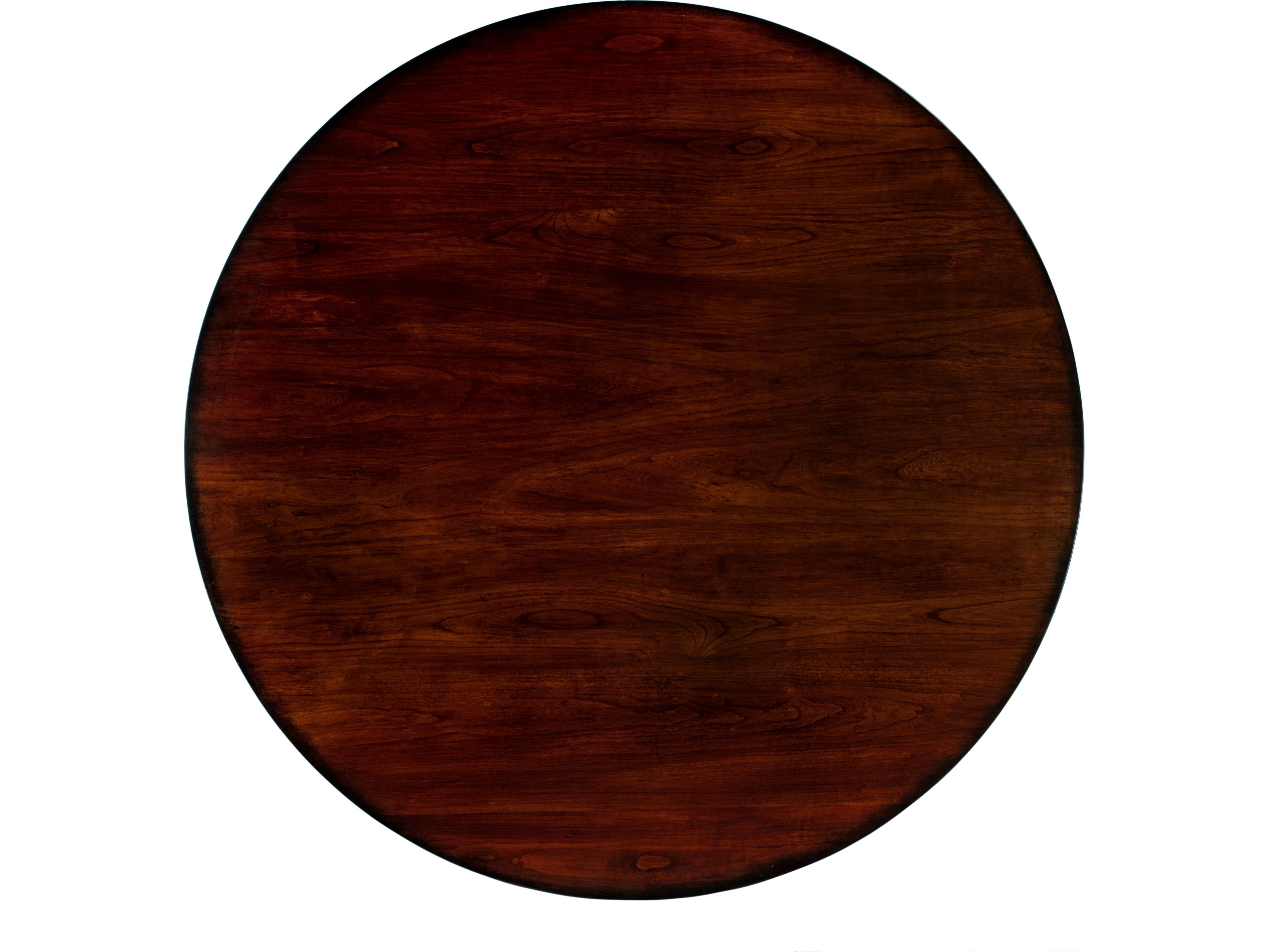 Butler Evie Round Wood Antique Cherry Dining Table