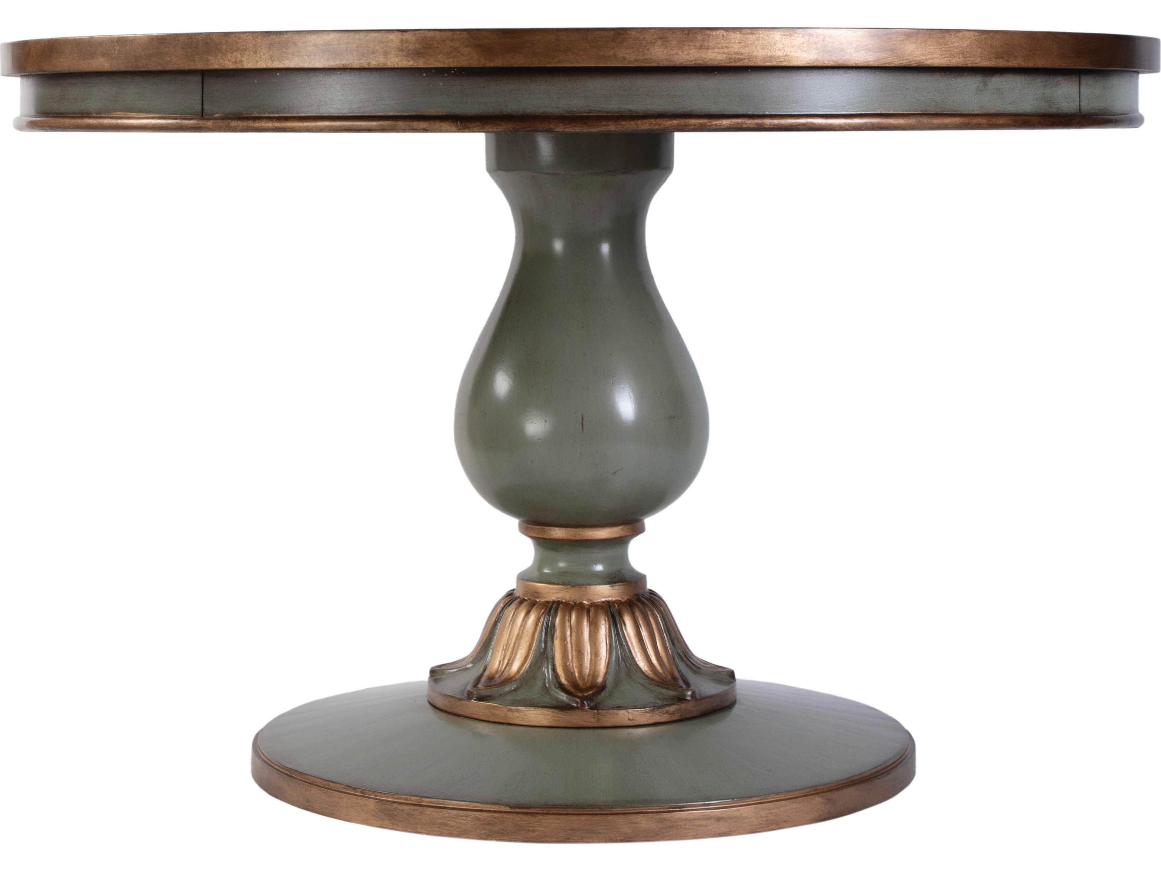 Butler Evie Round Wood Pastel Green Dining Table