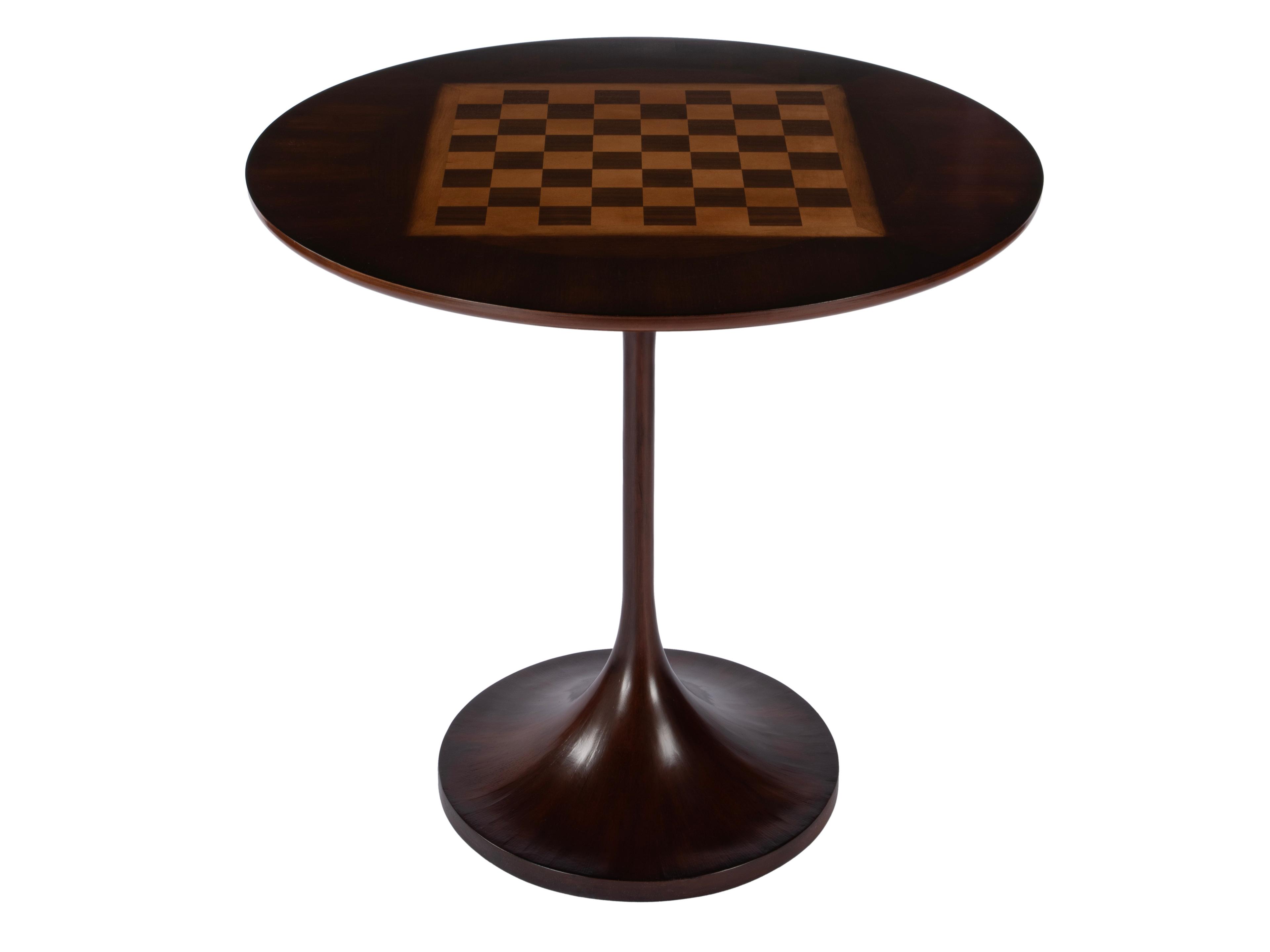 Francis Brown Poplar Wood Cherry Game Table