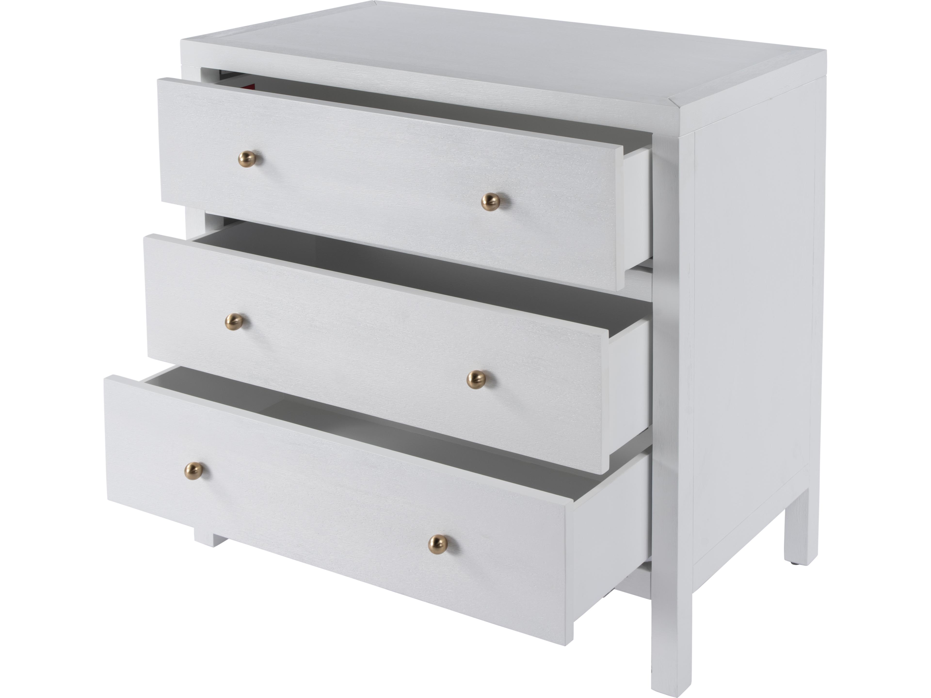 Butler Nora 3-Drawers Acacia Wood Dresser