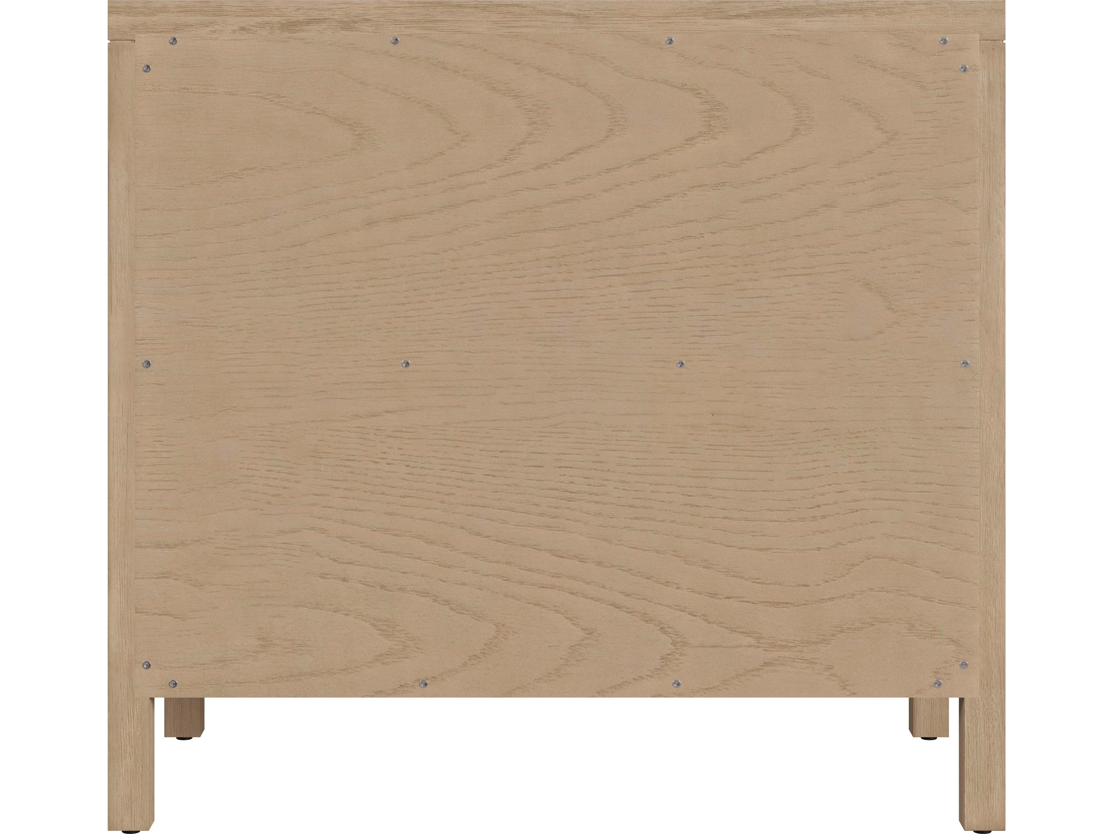 Butler Nora 3-Drawers Natural Acacia Wood Dresser