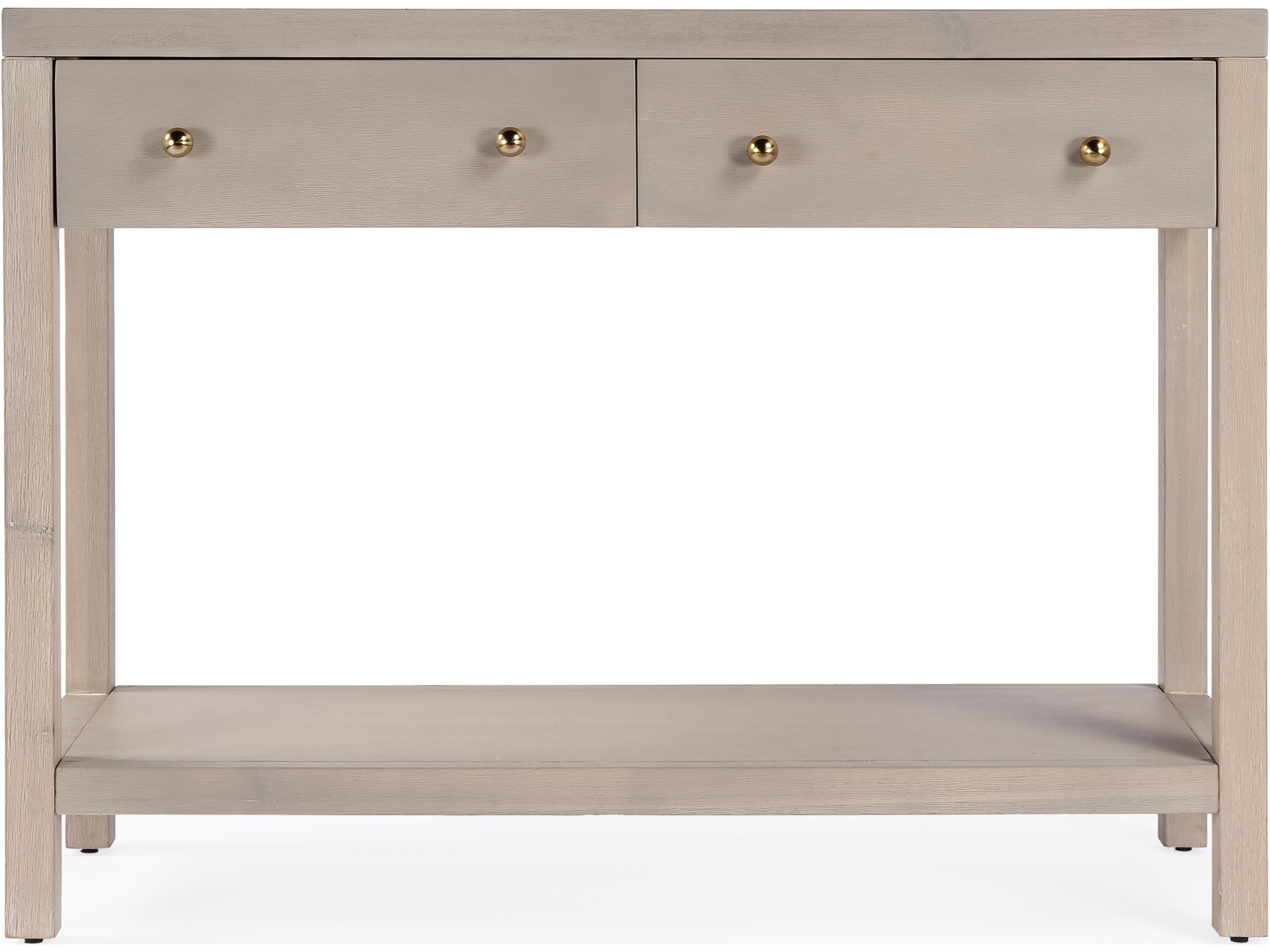 Butler Nora Rectangular Wood Antique Taupe Console Table