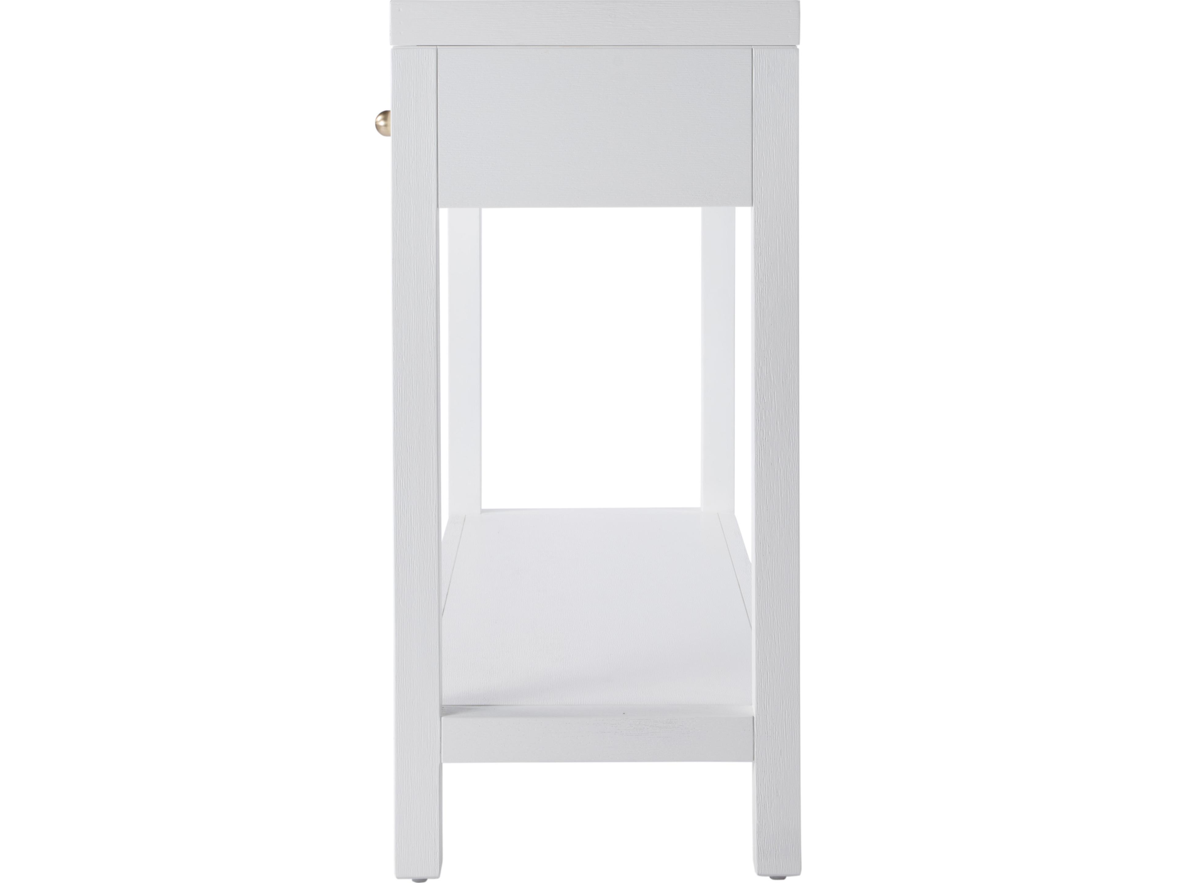 Butler Nora Rectangular Wood White Console Table