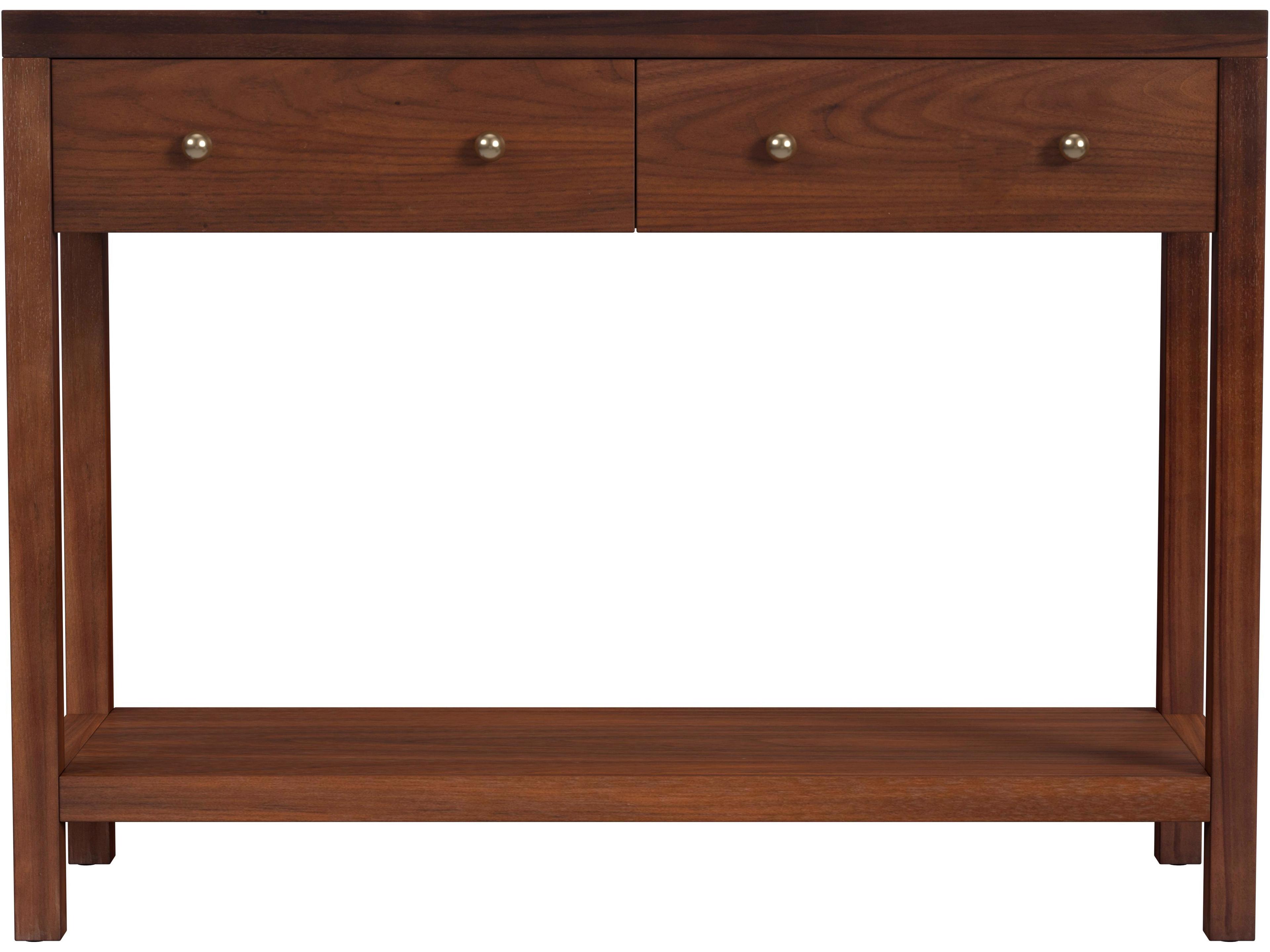 Butler Nora Rectangular Wood Walnut Console Table