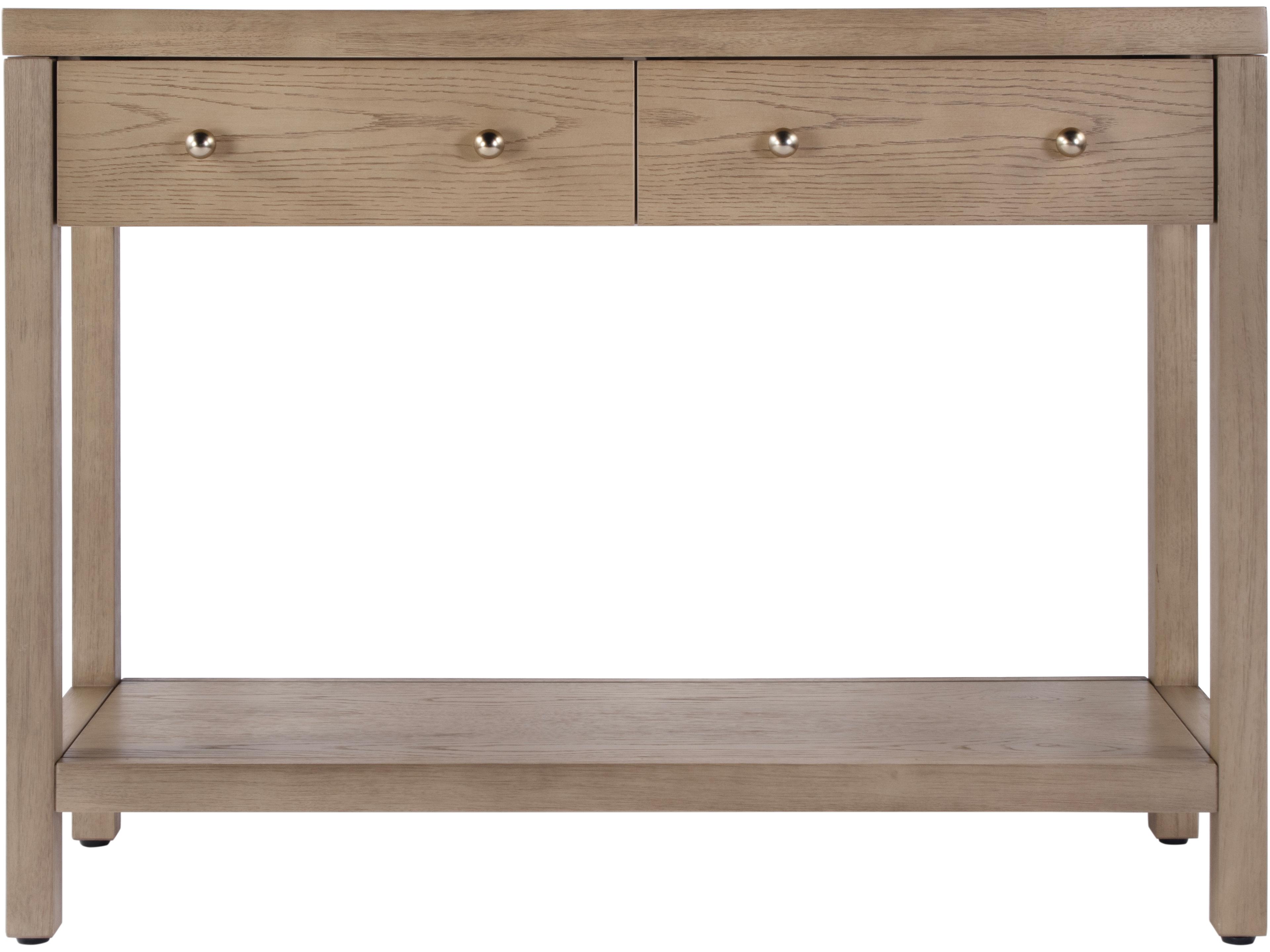 Butler Nora Rectangular Wood Light Oak Console Table