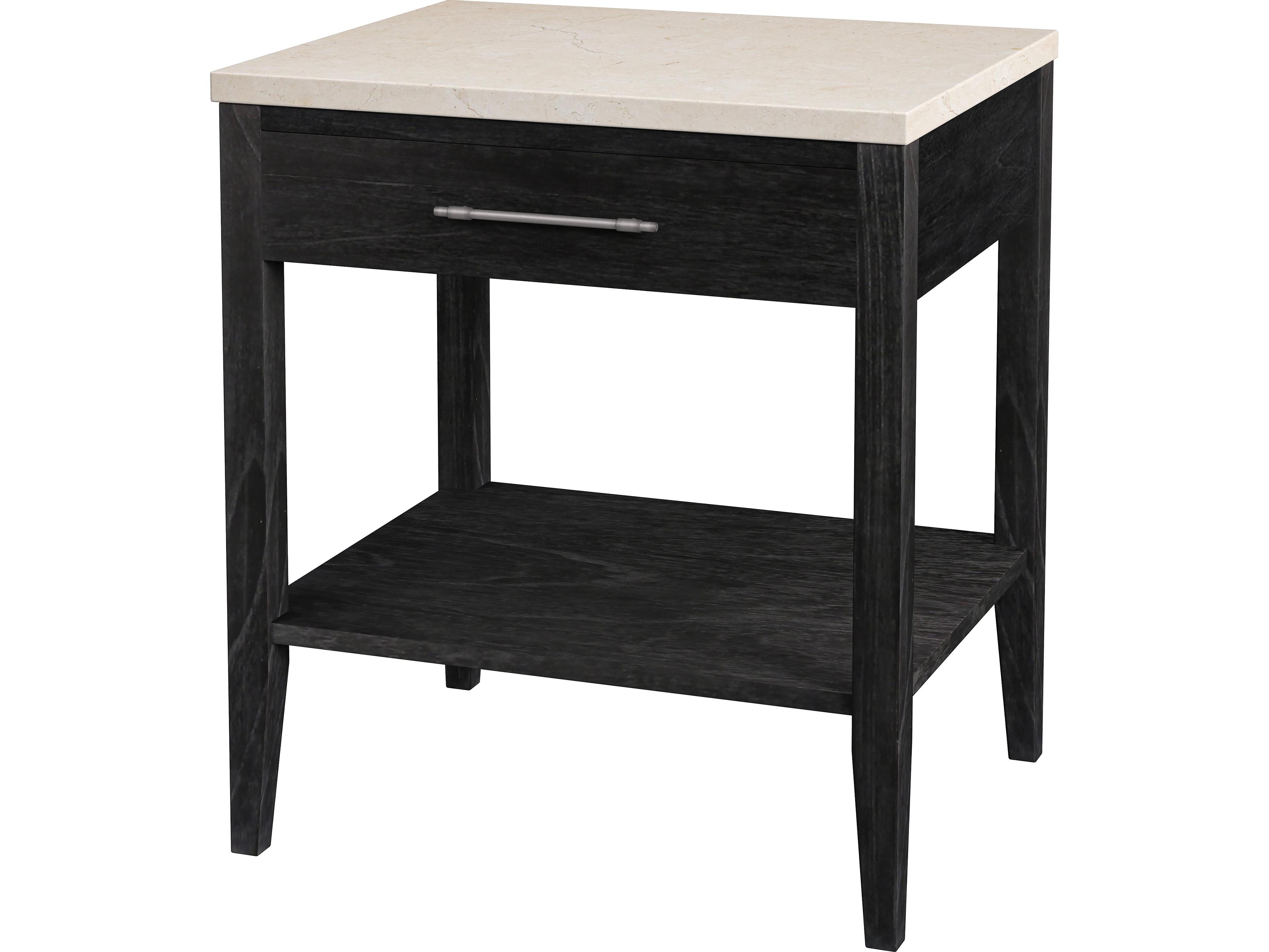 Mayfair 1-Drawer Mindi Wood Nightstand