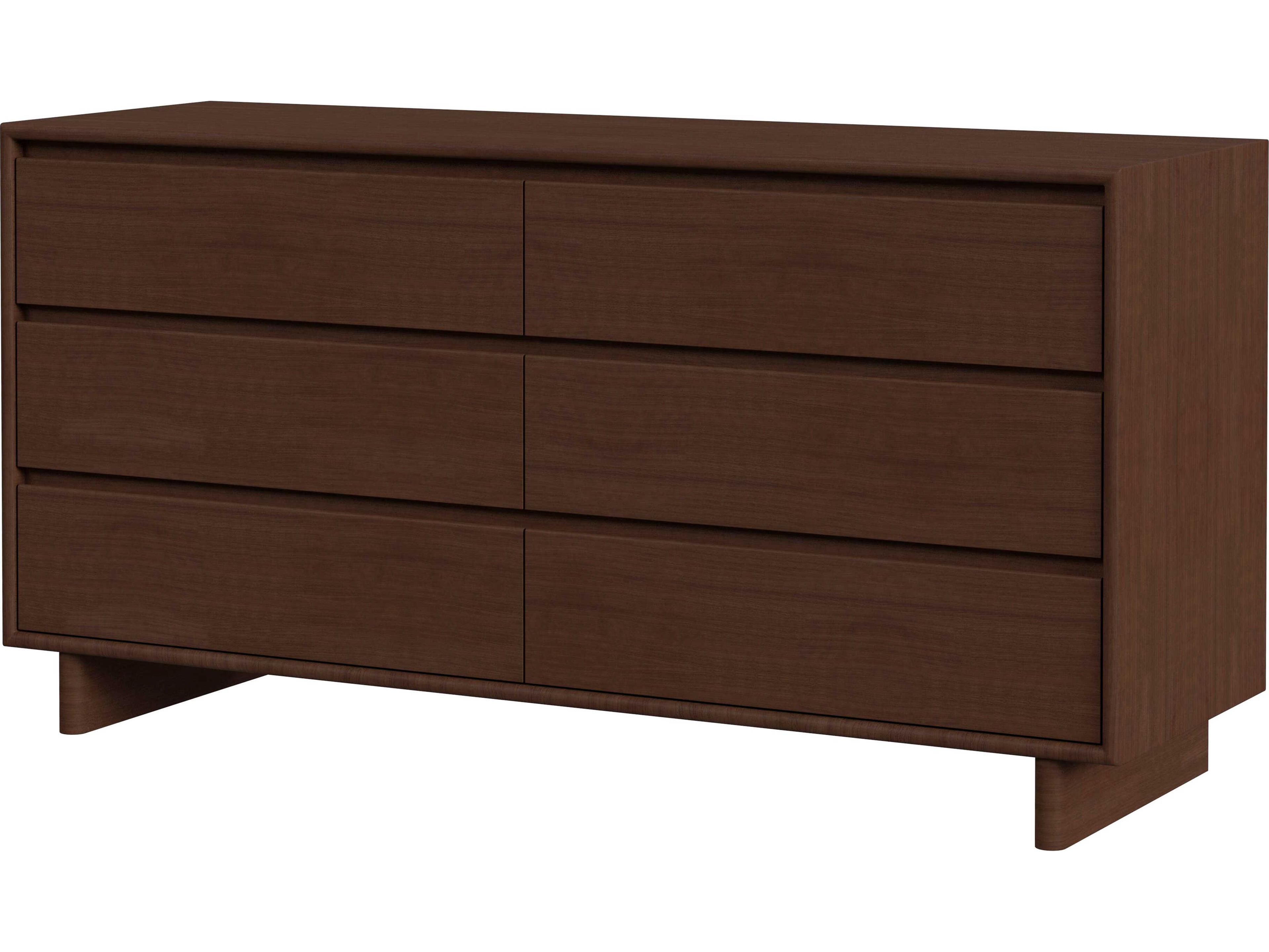 Halmstad 6-Drawers Mindi Wood Double Dresser