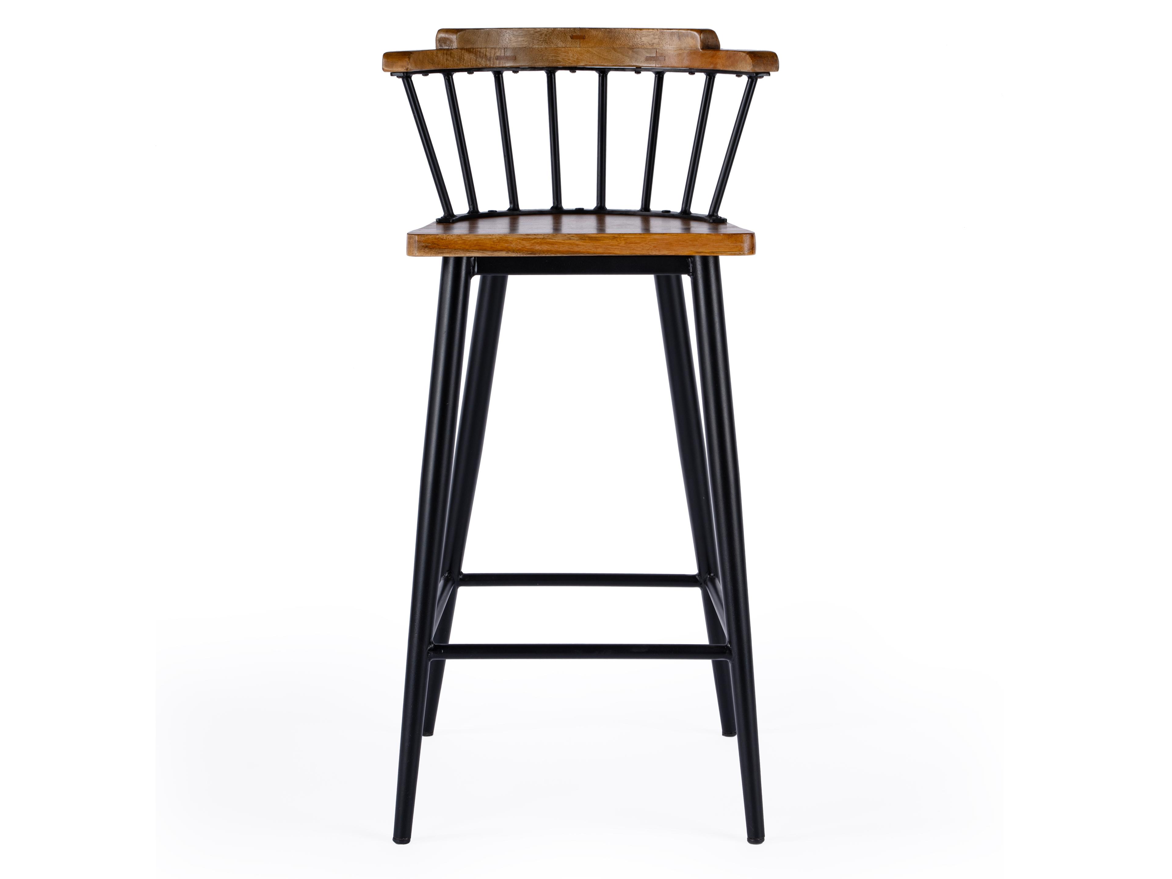 Butler Merrick Natural Brown Mango Wood Bar Stool