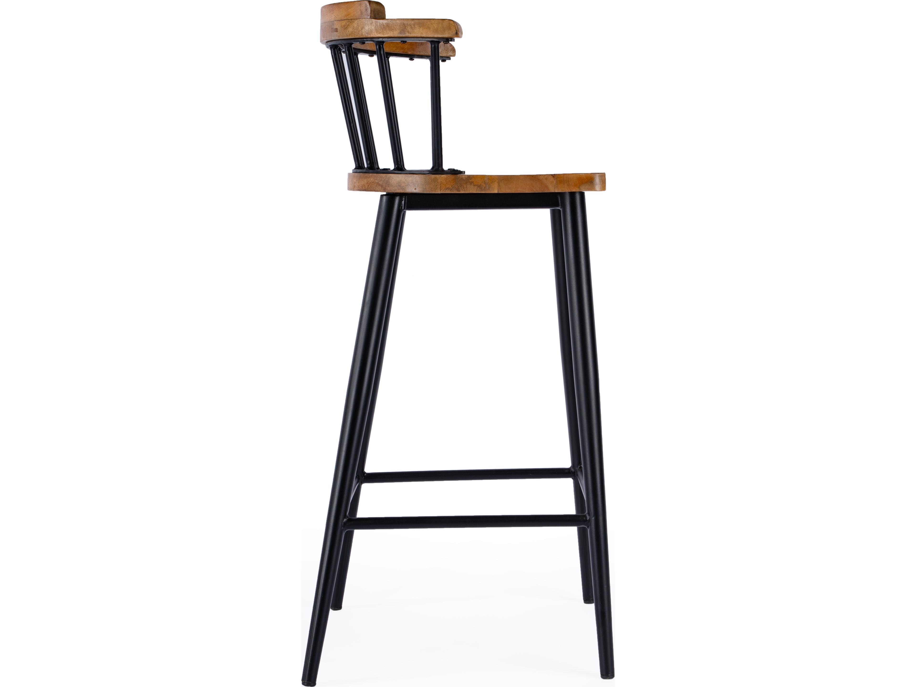 Butler Merrick Natural Brown Mango Wood Bar Stool