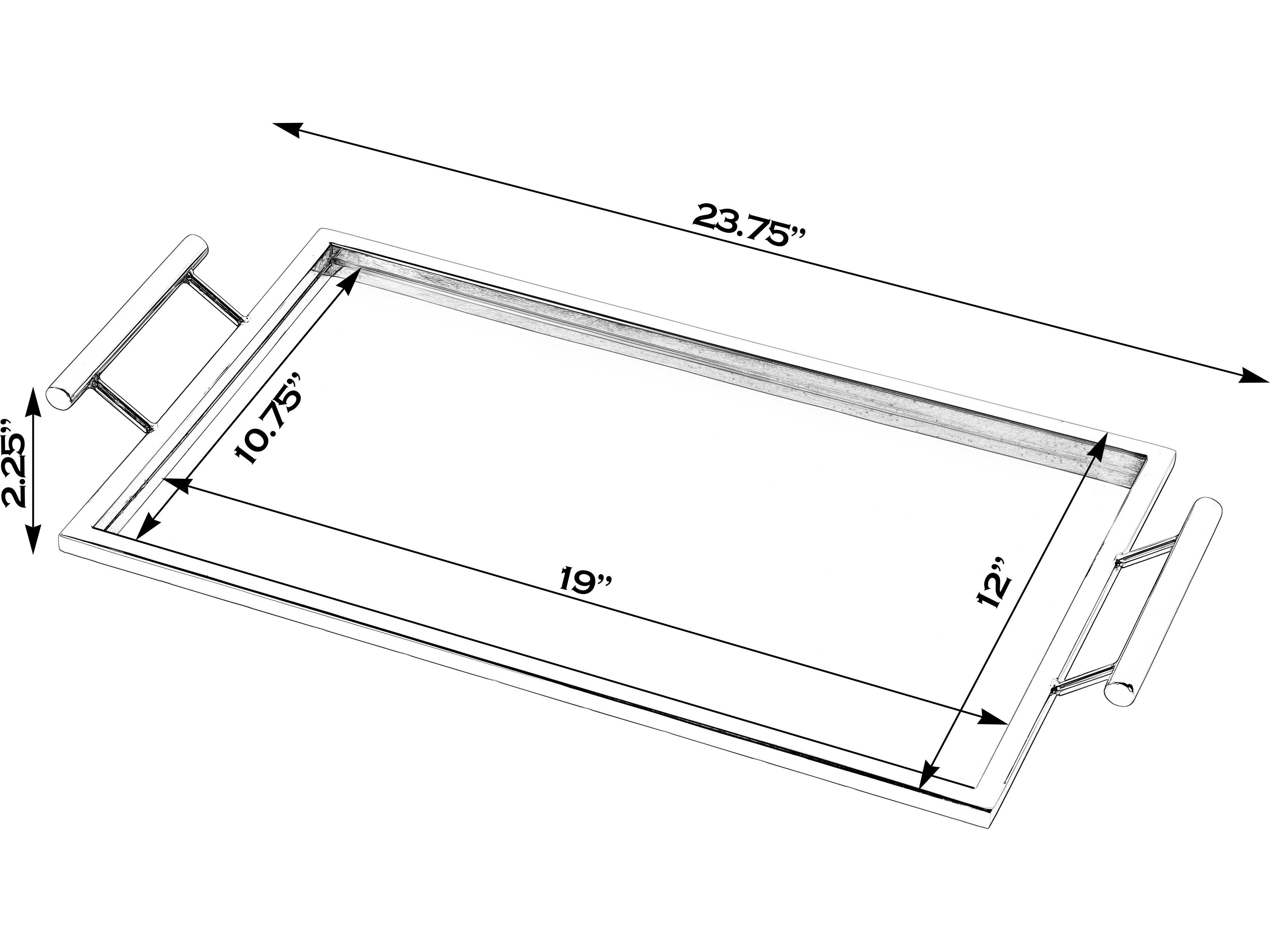 Butler Tara Silver Serving Tray