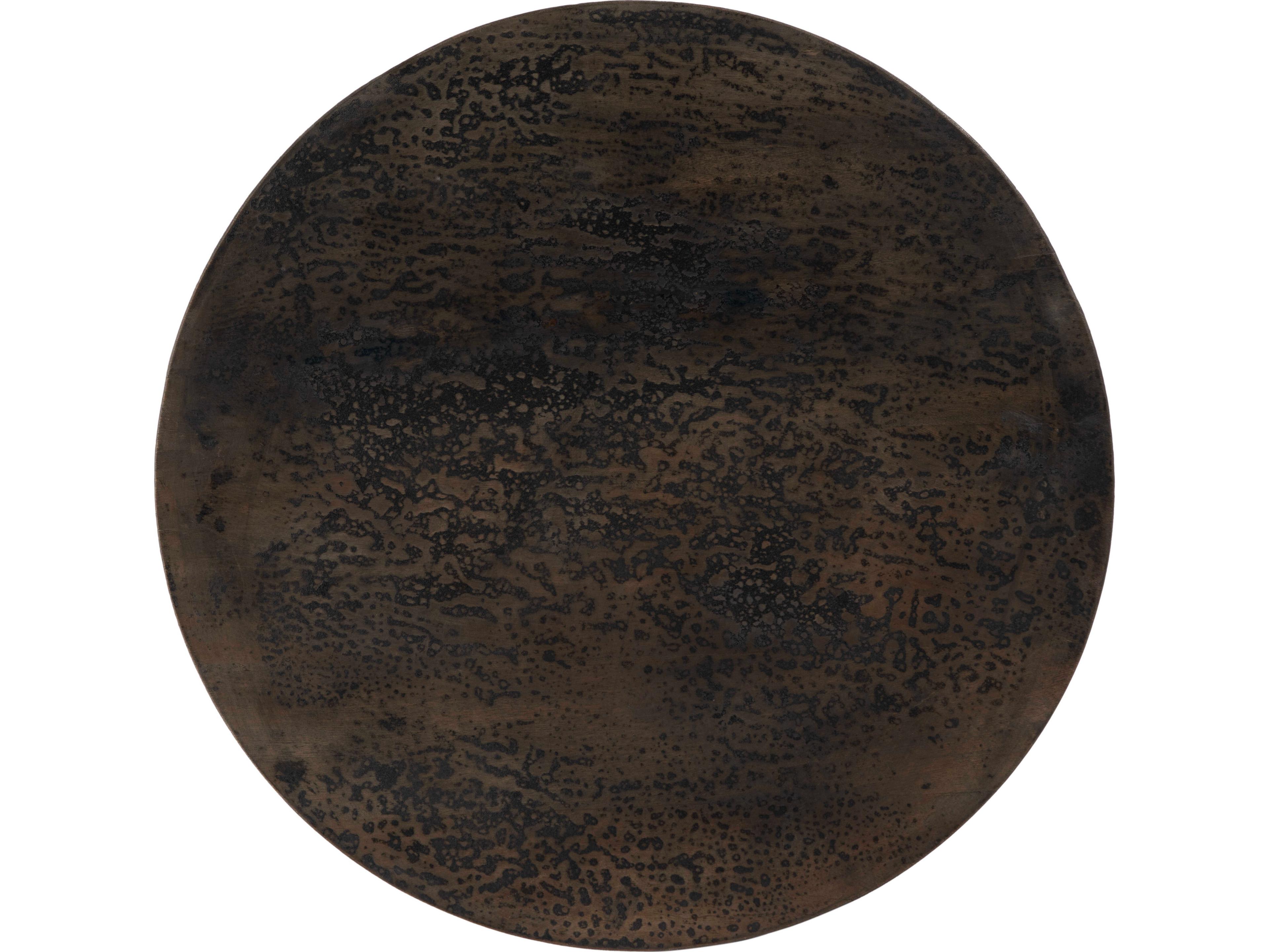 Butler Hattie Round Wood Brown Coffee Table