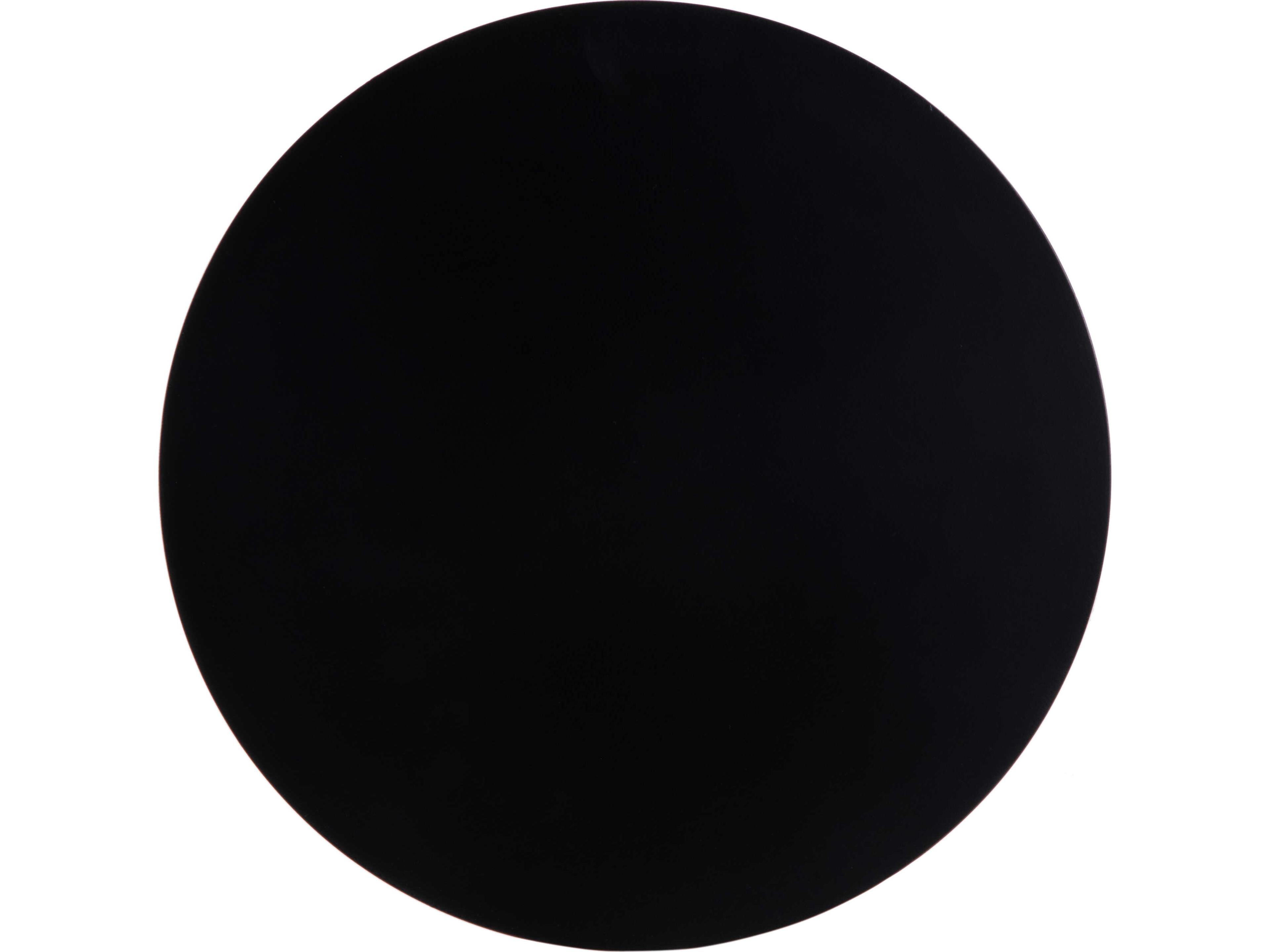 Butler Garrett Round Metal Black White End Table