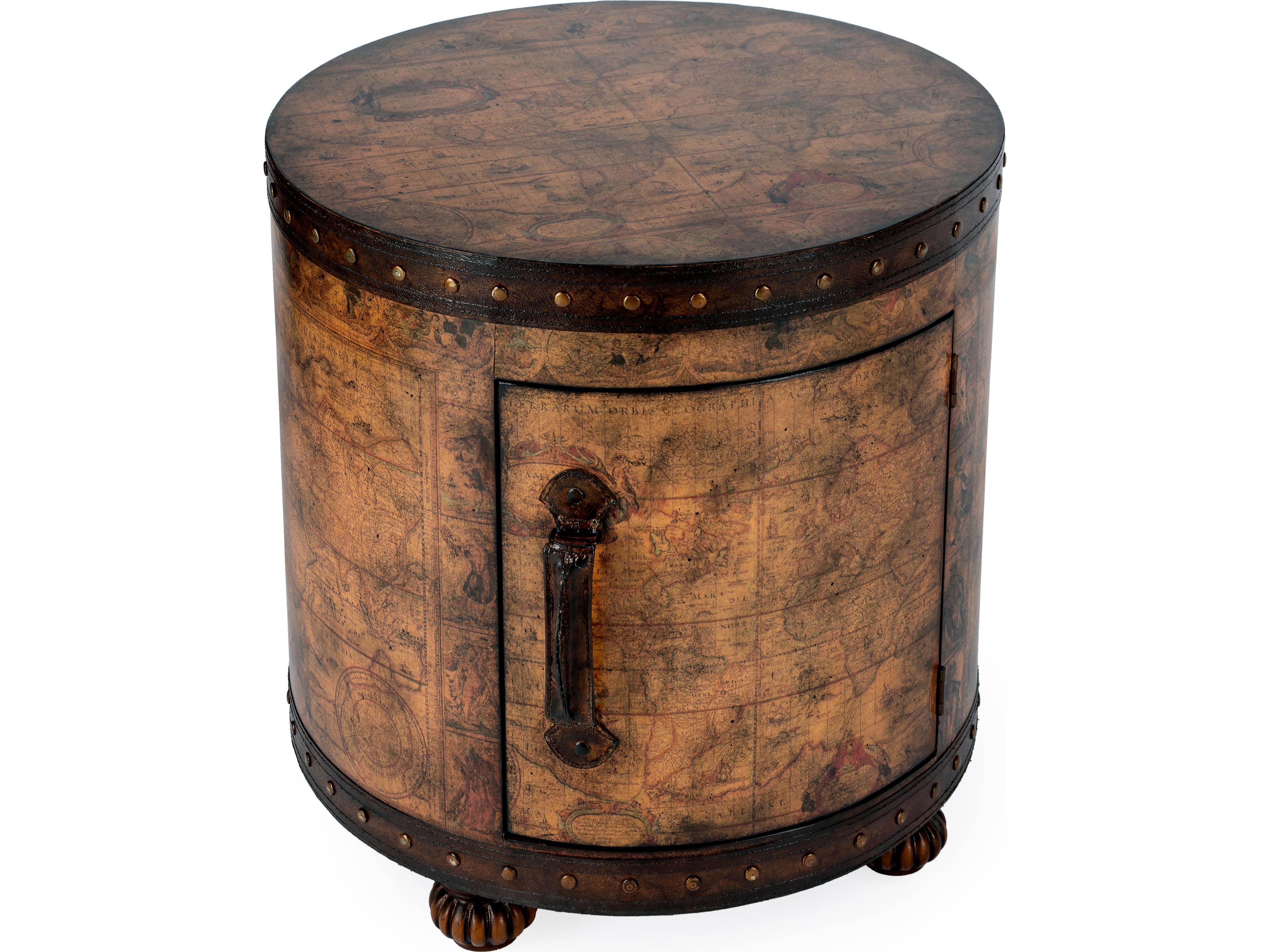 Vasco Round Wood Heritage End Table