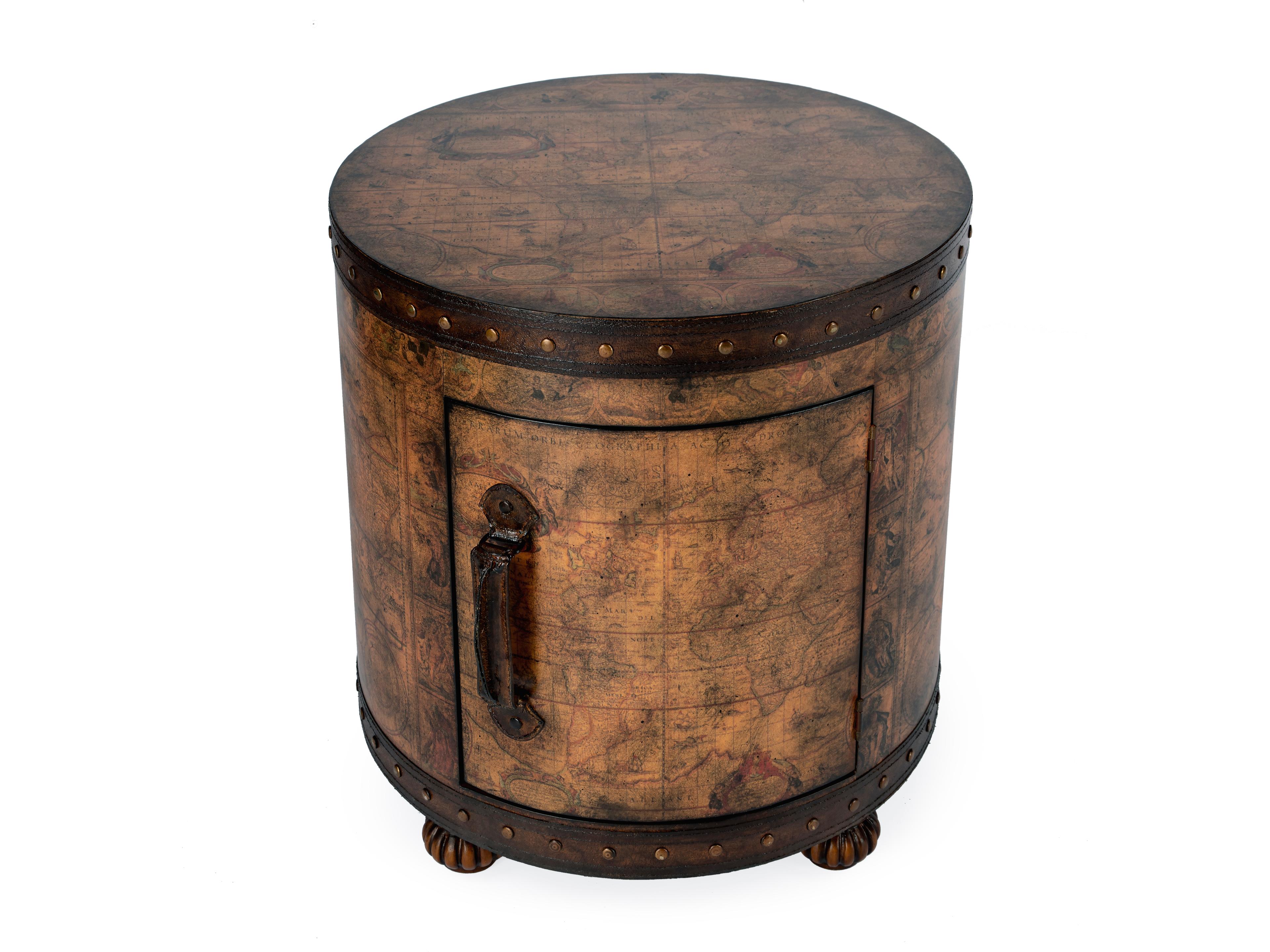 Butler Vasco Round Wood Heritage End Table