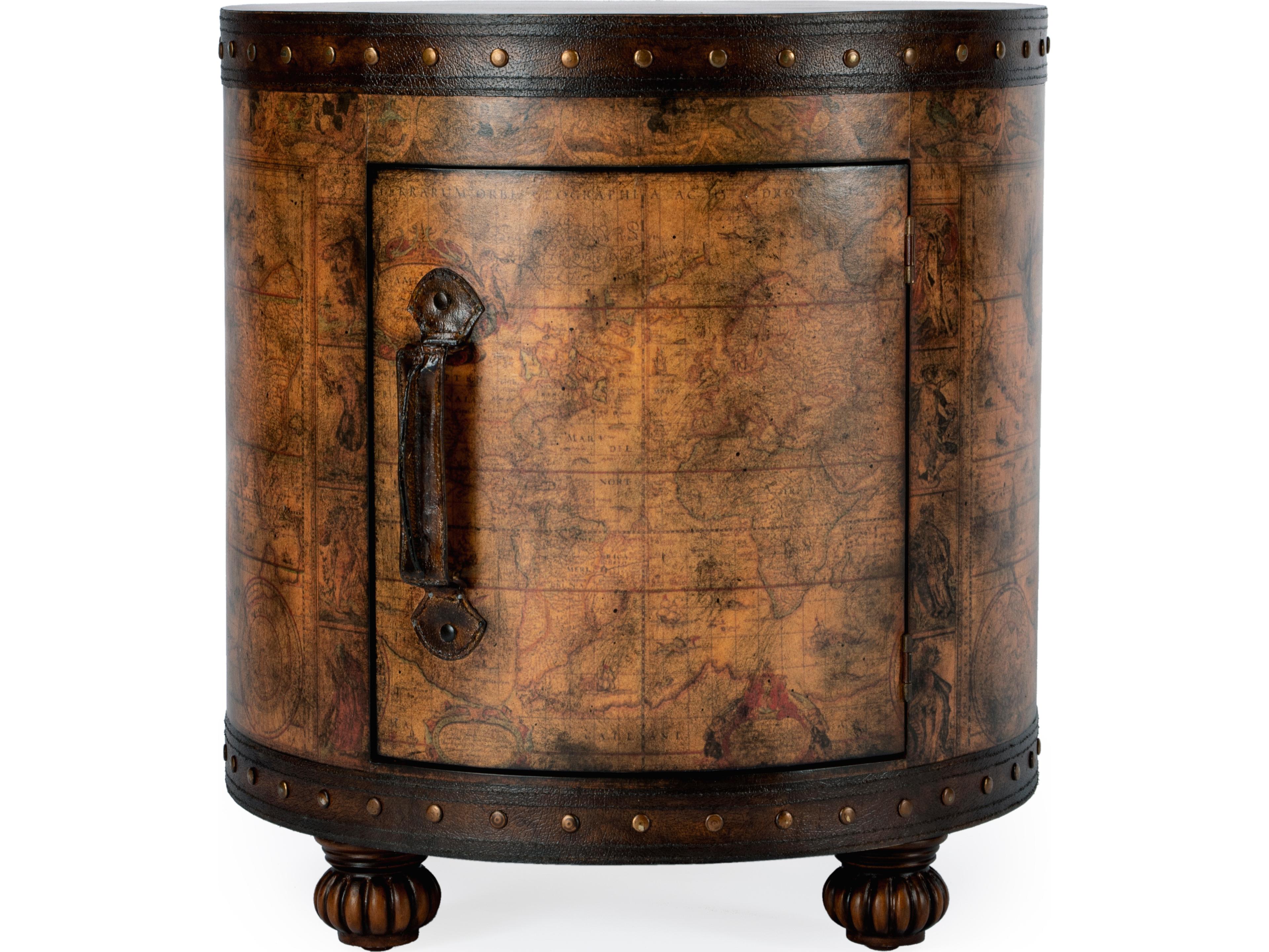 Butler Vasco Round Wood Heritage End Table