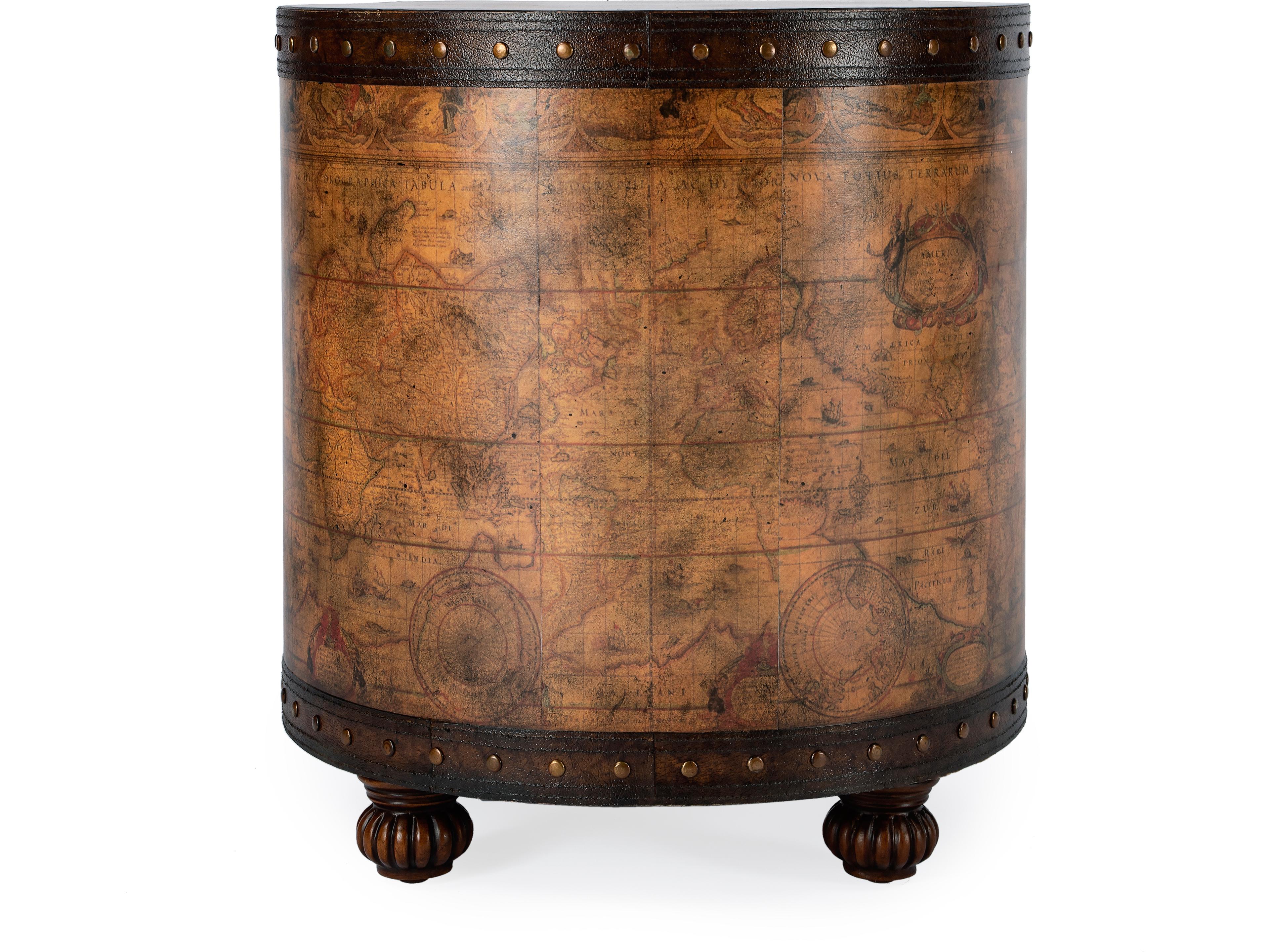 Butler Vasco Round Wood Heritage End Table