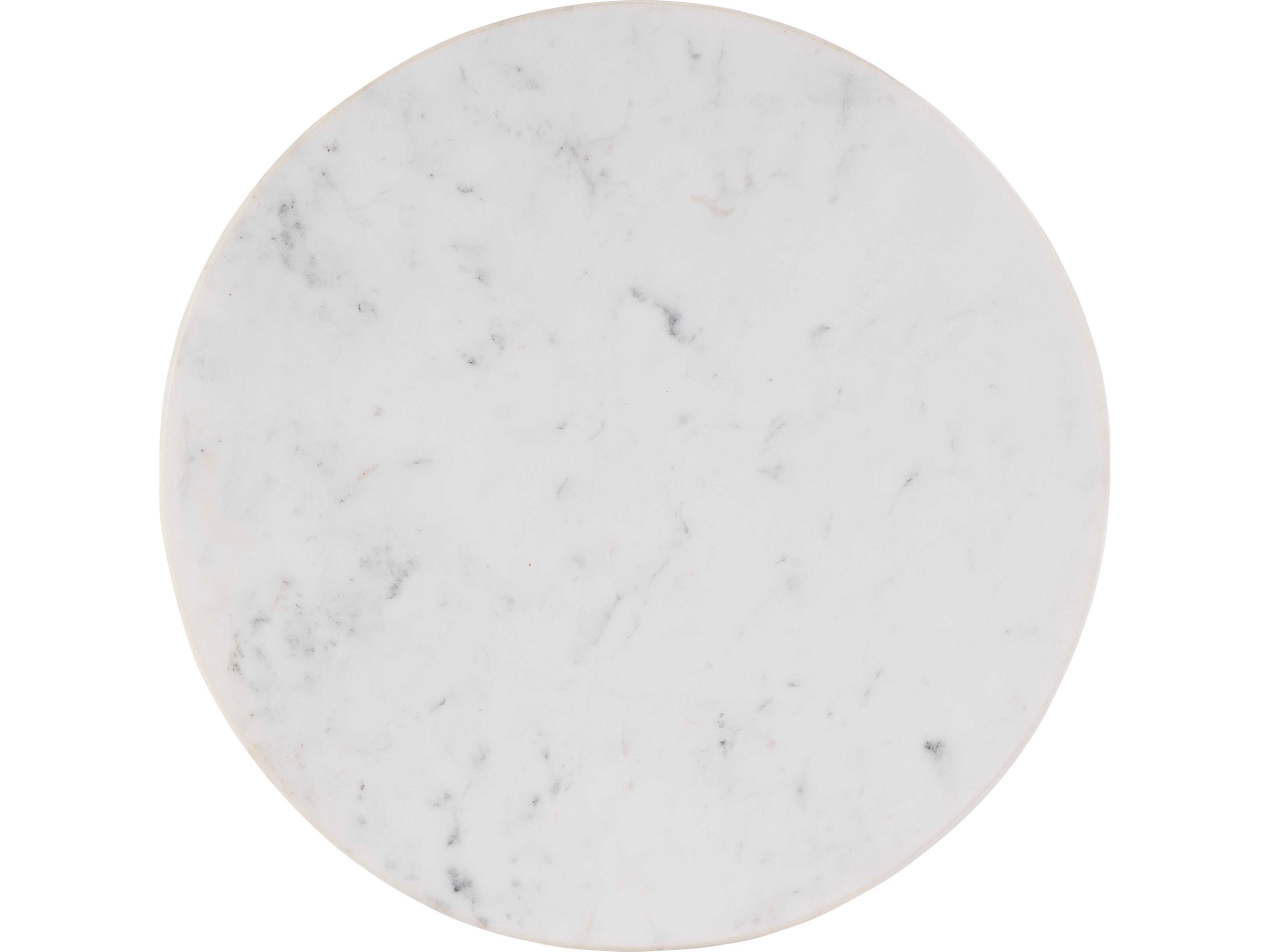 Butler Graham Round Marble Black White End Table