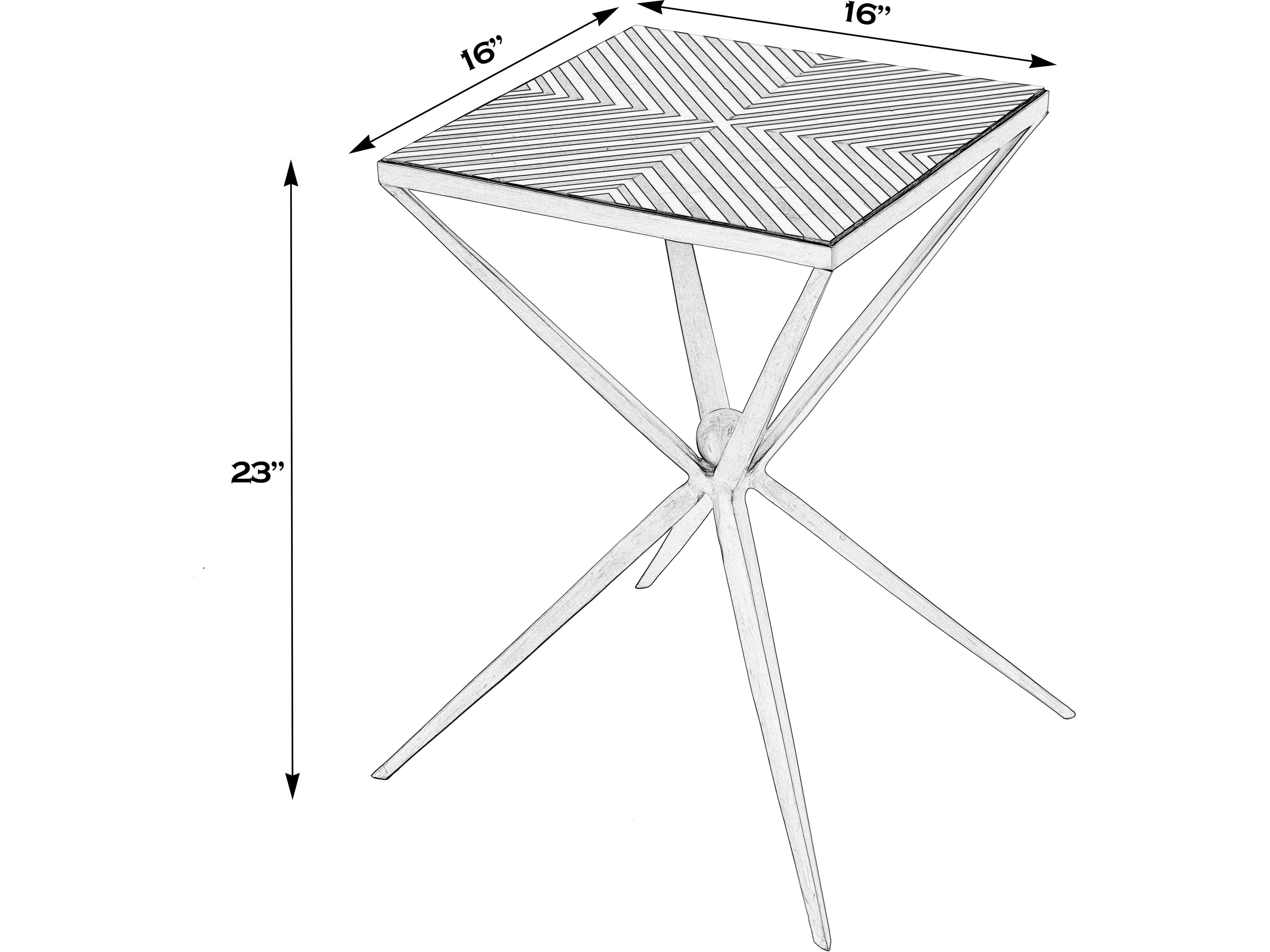 Butler Issa Square Resin Multi End Table
