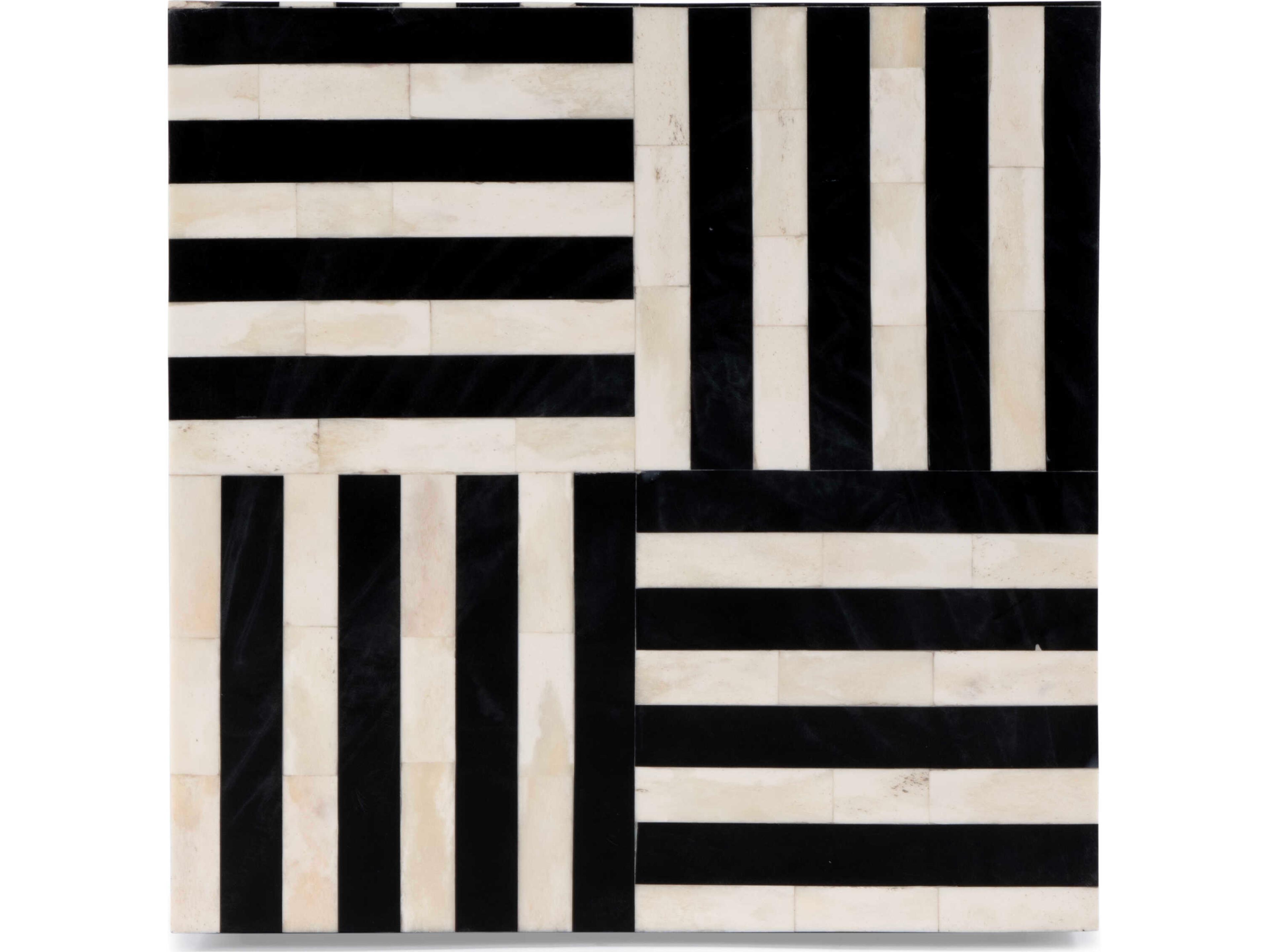 Butler Zuri Square Wood Black White Coffee Table