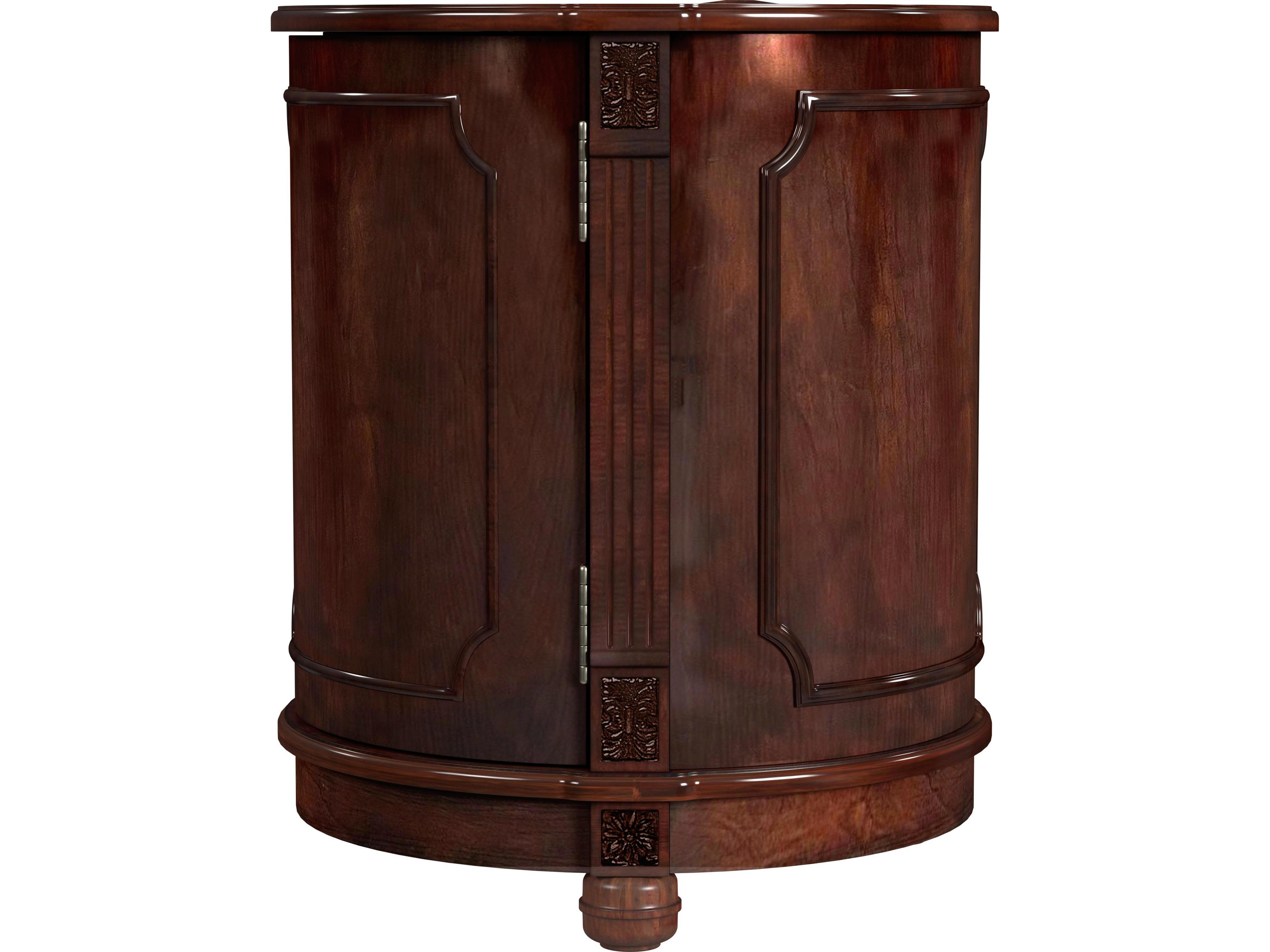 Butler Thurmond Round Wood Cherry End Table