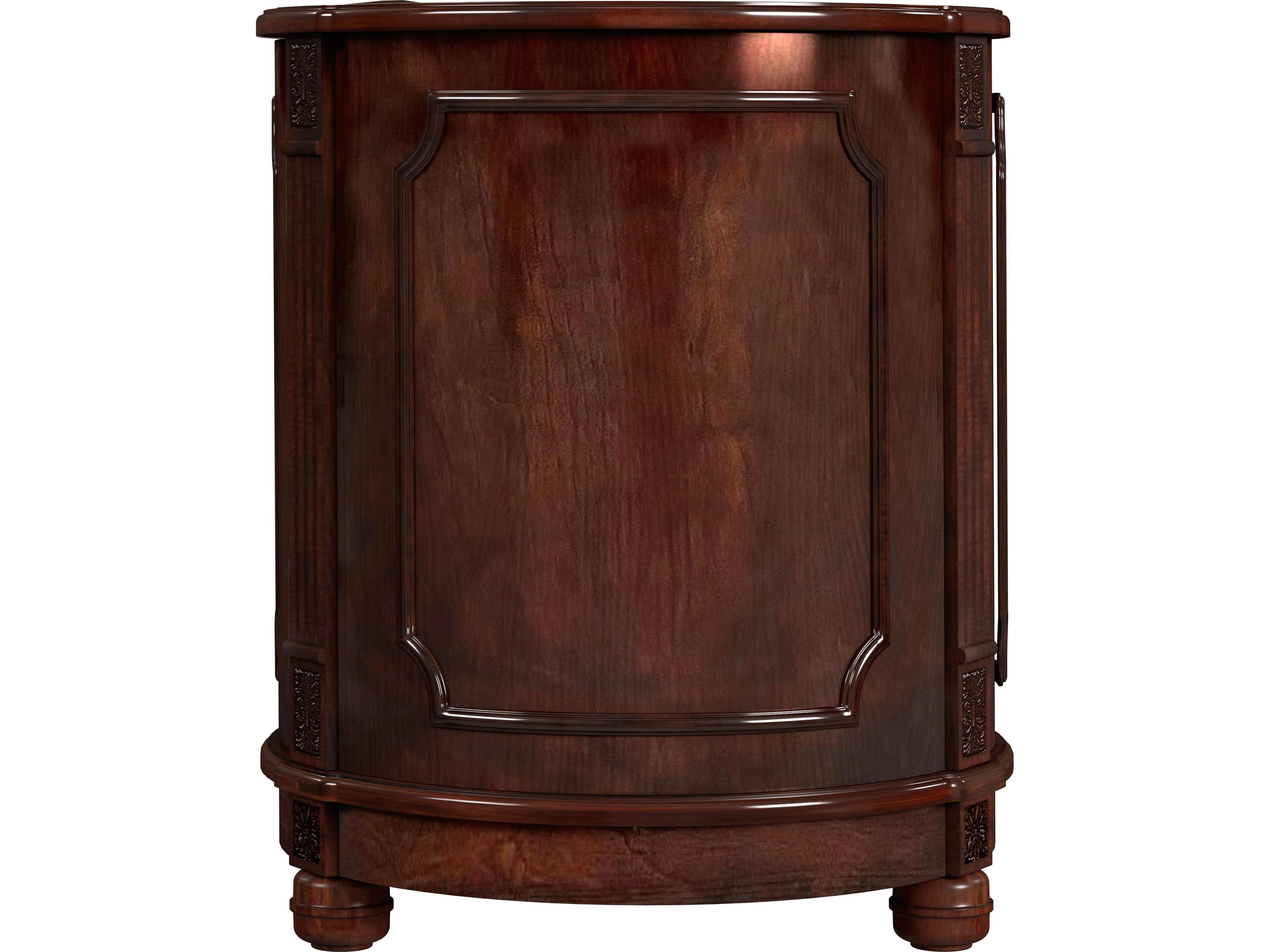 Butler Thurmond Round Wood Cherry End Table