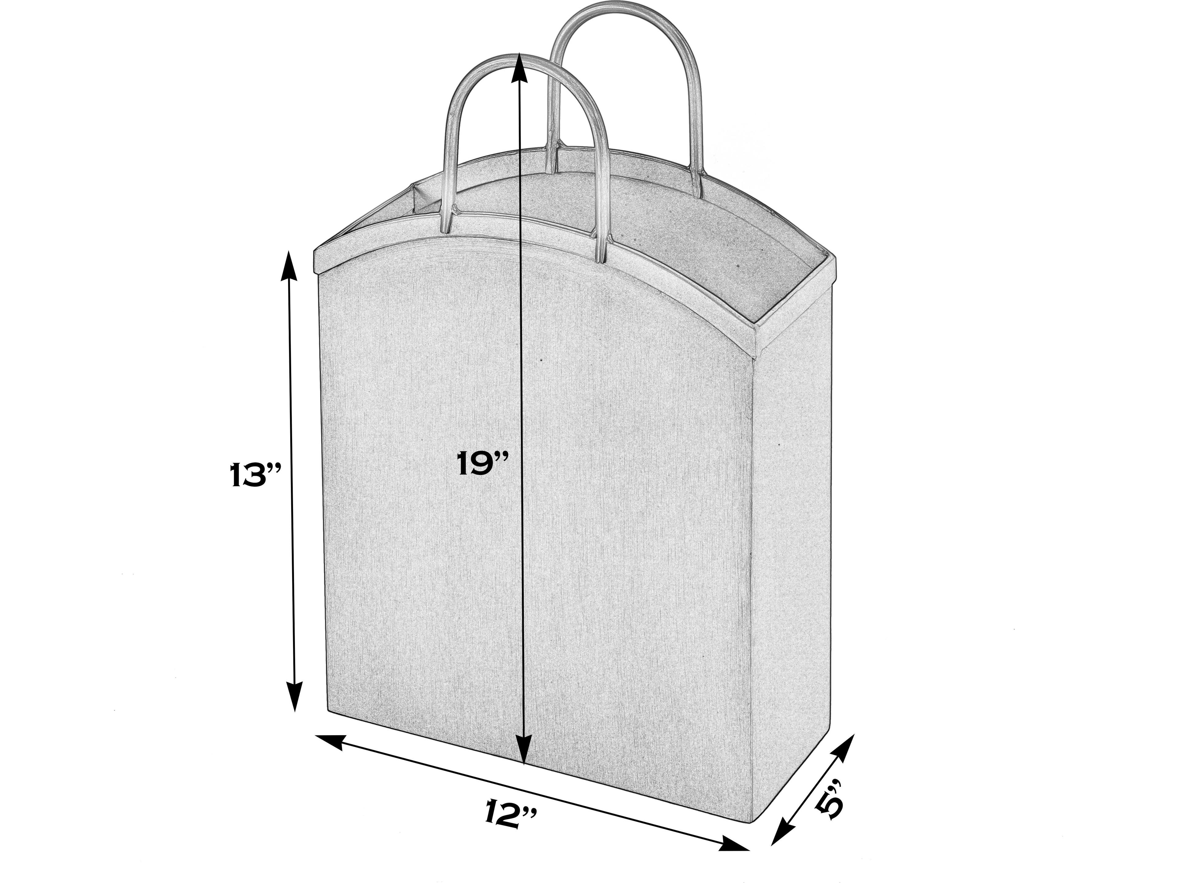 Butler Gia Antique Gold Magazine Rack