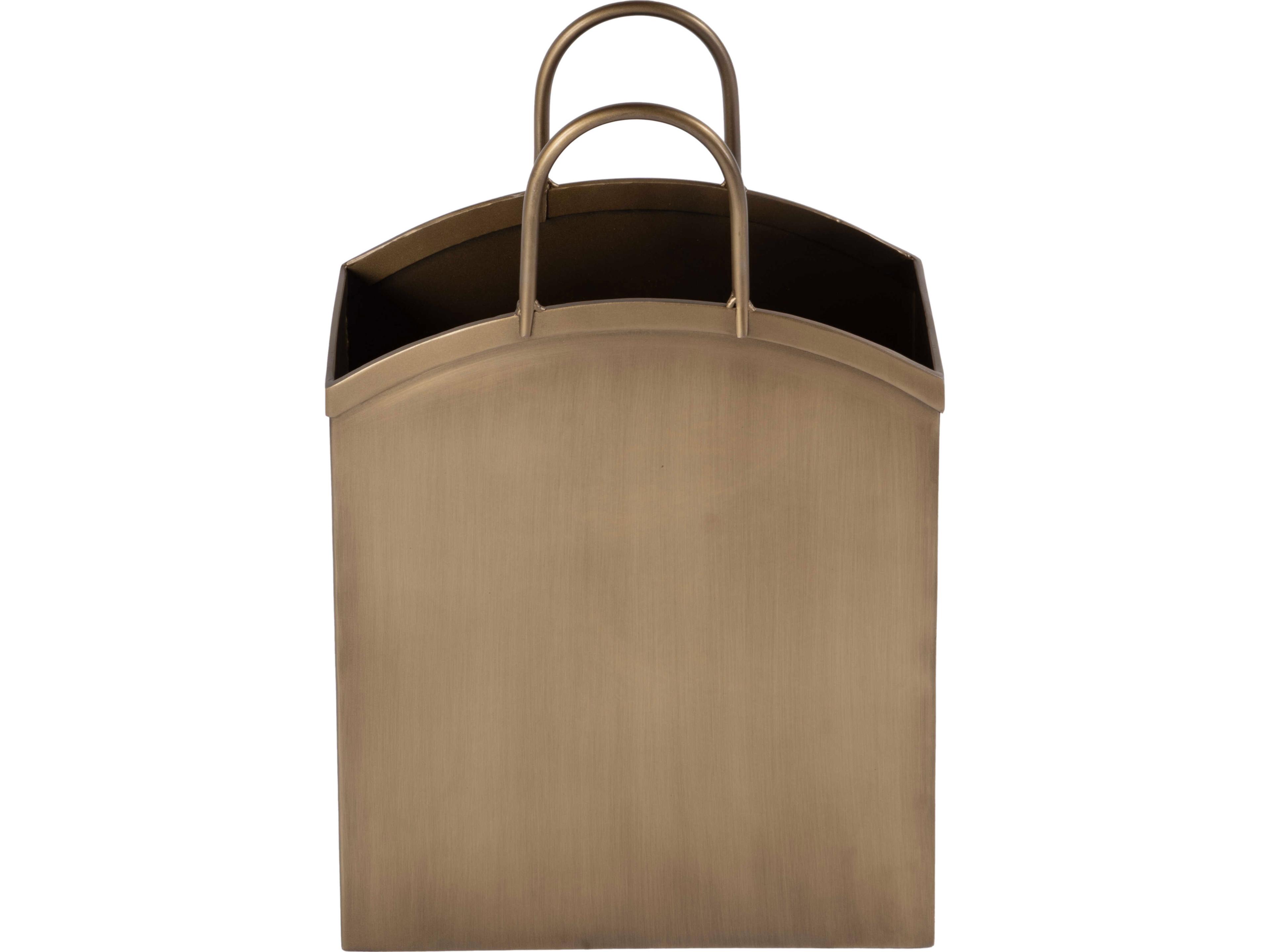 Butler Gia Antique Gold Magazine Rack