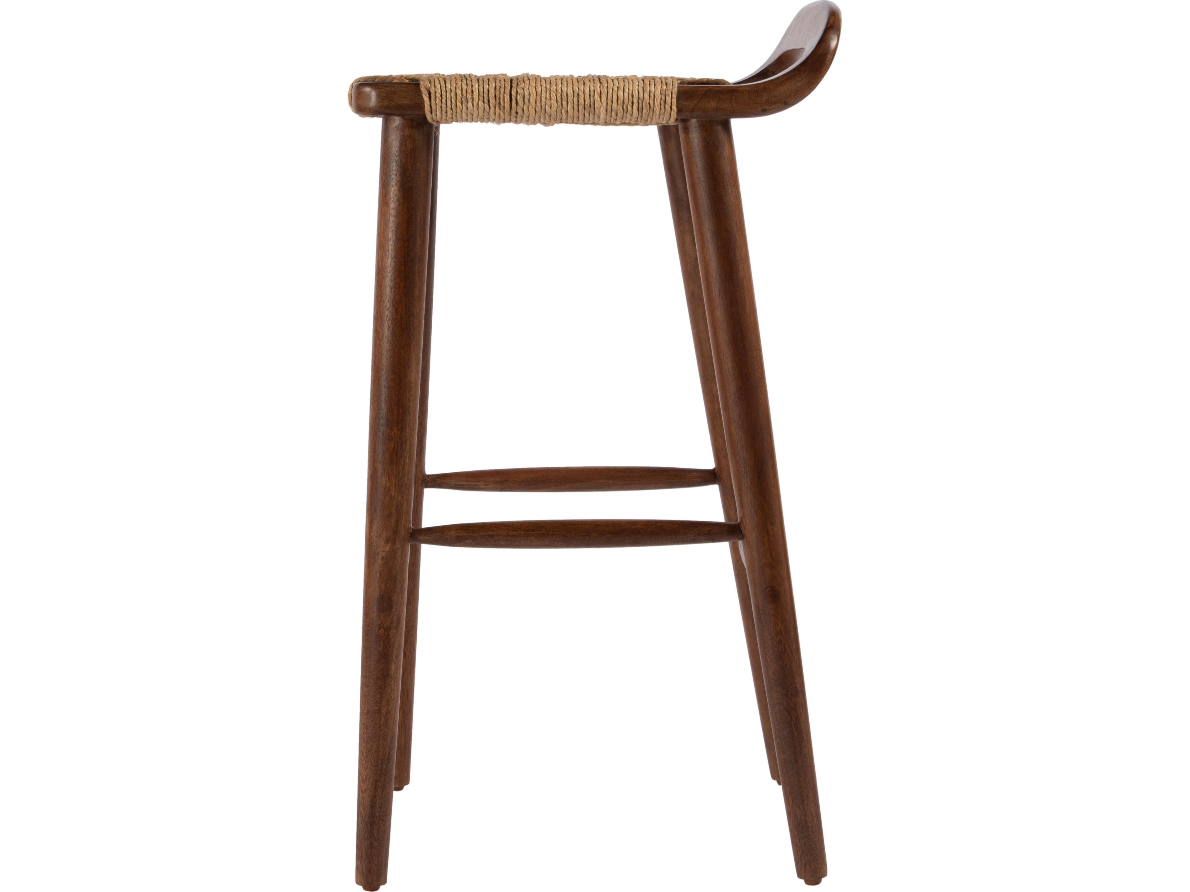 Butler Luna Brown Mango Wood Bar Stool