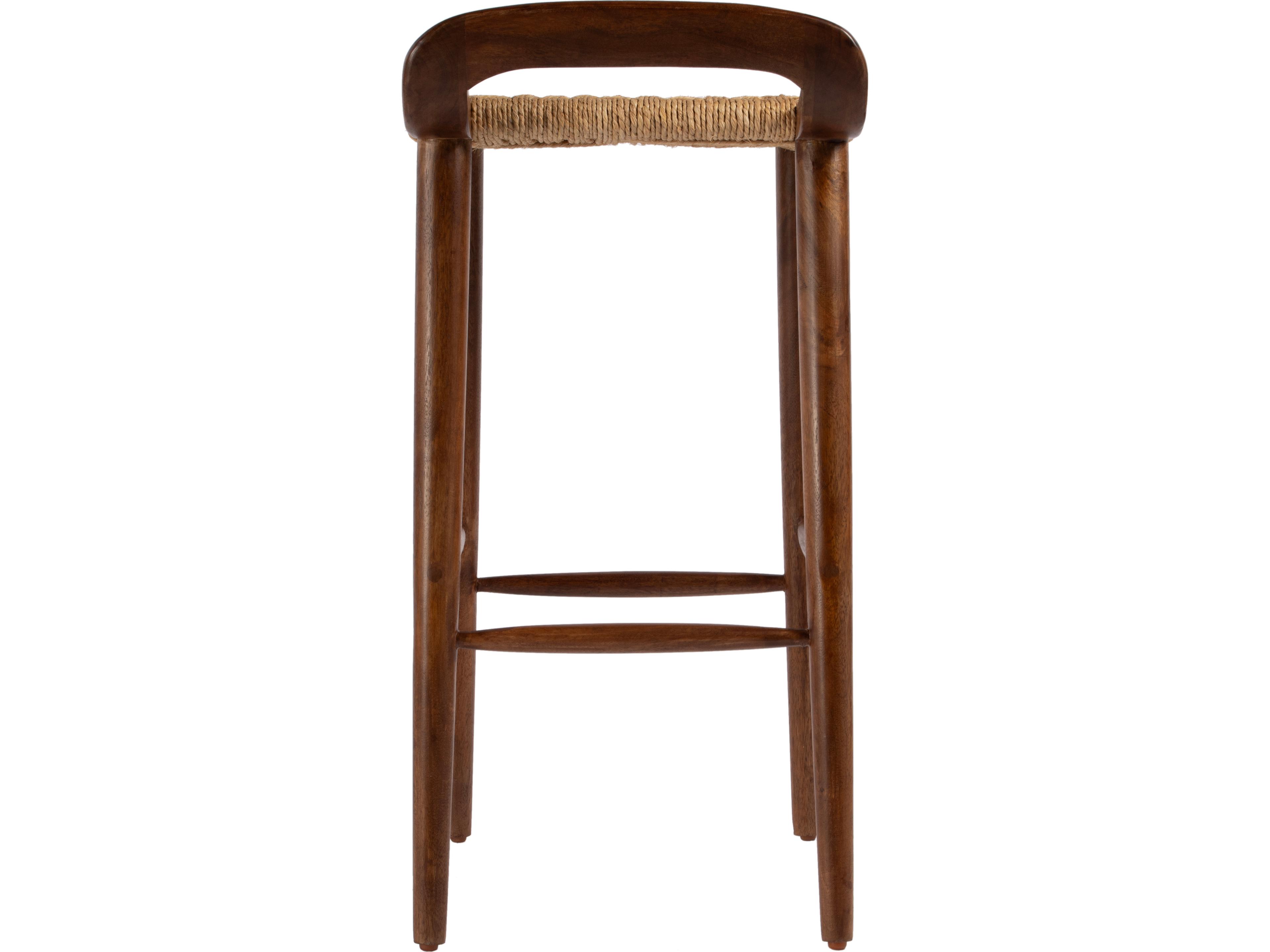 Butler Luna Brown Mango Wood Bar Stool