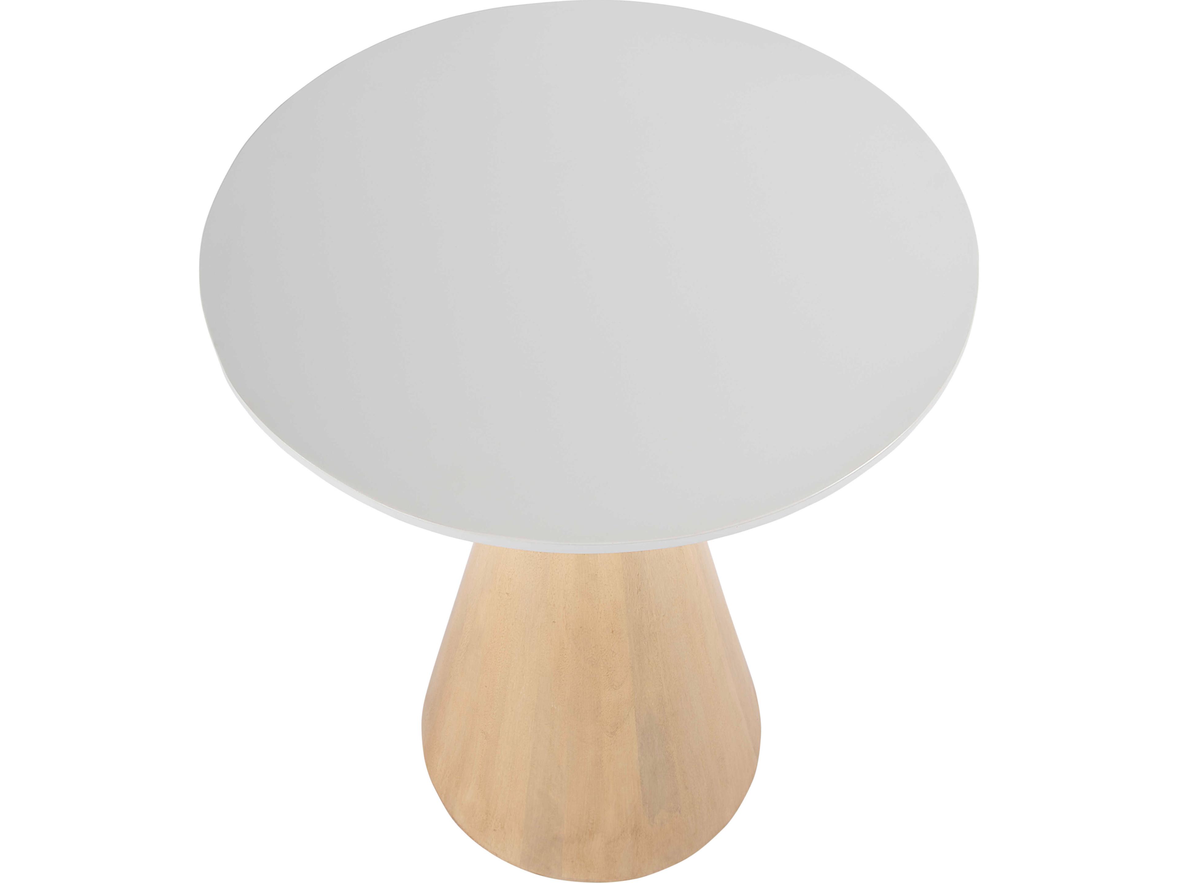 Butler Via Round Wood Natural End Table