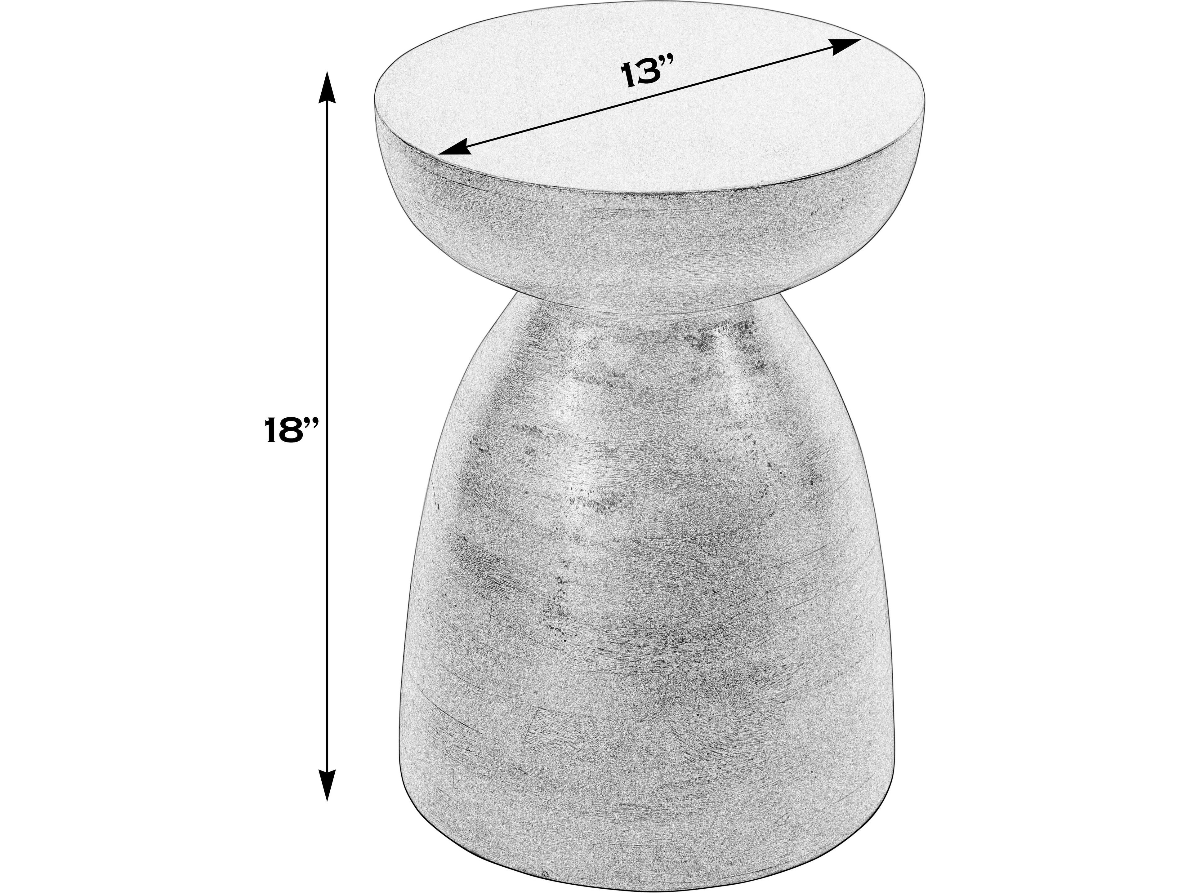 Butler Hayes Round Wood Brown End Table