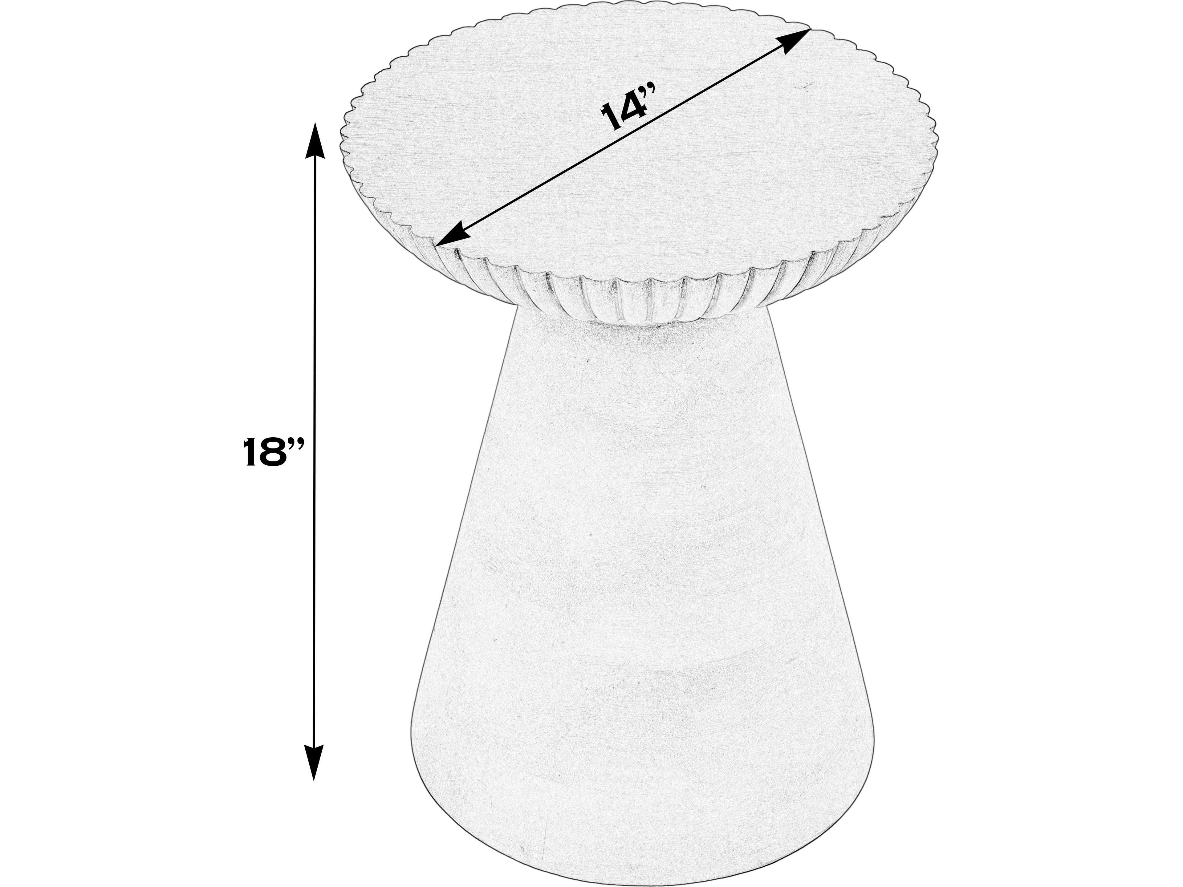 Butler Kofi Round Wood Brown End Table