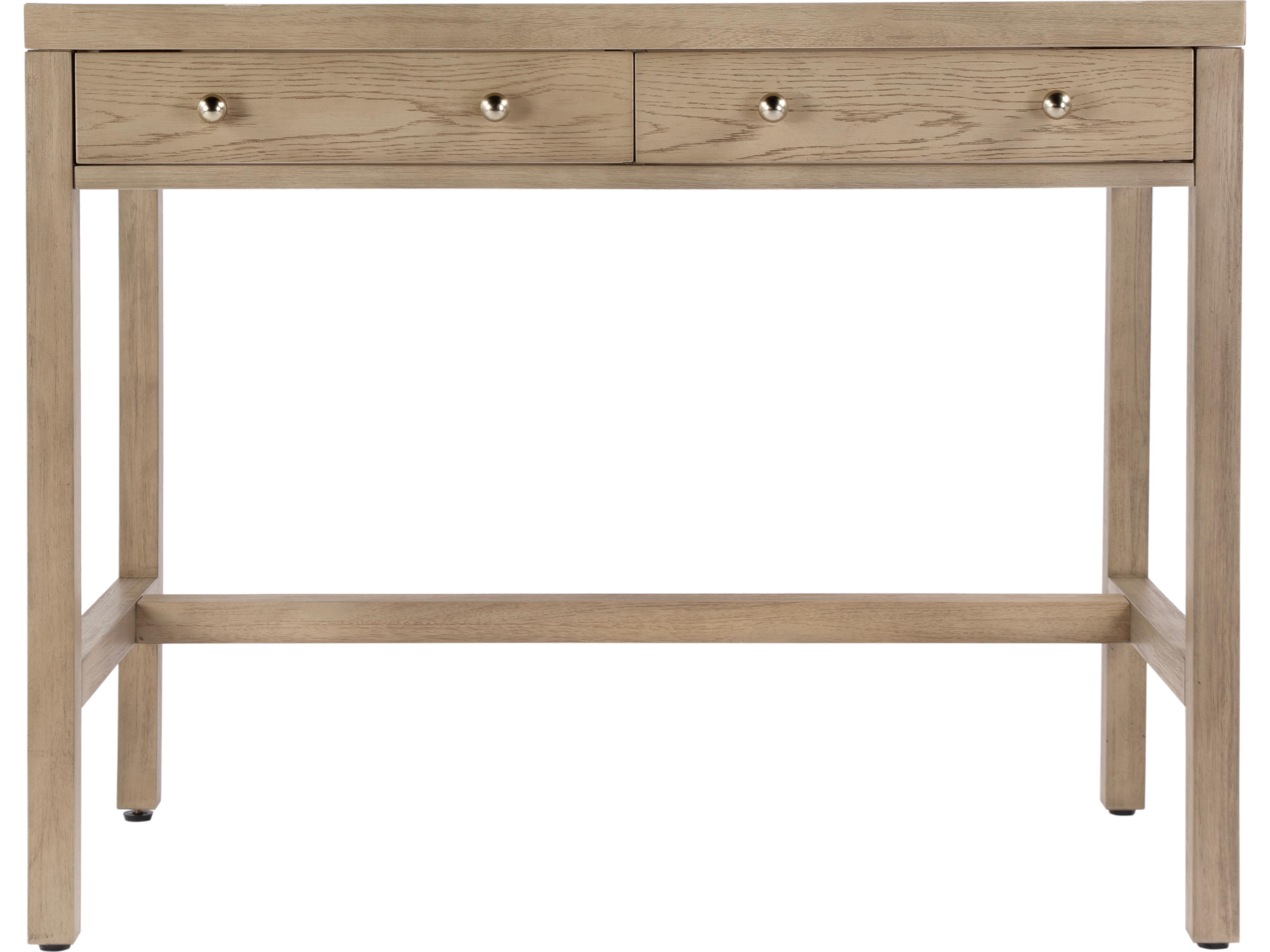 Butler Nora Light Oak Natural Acacia Wood Writing Desk