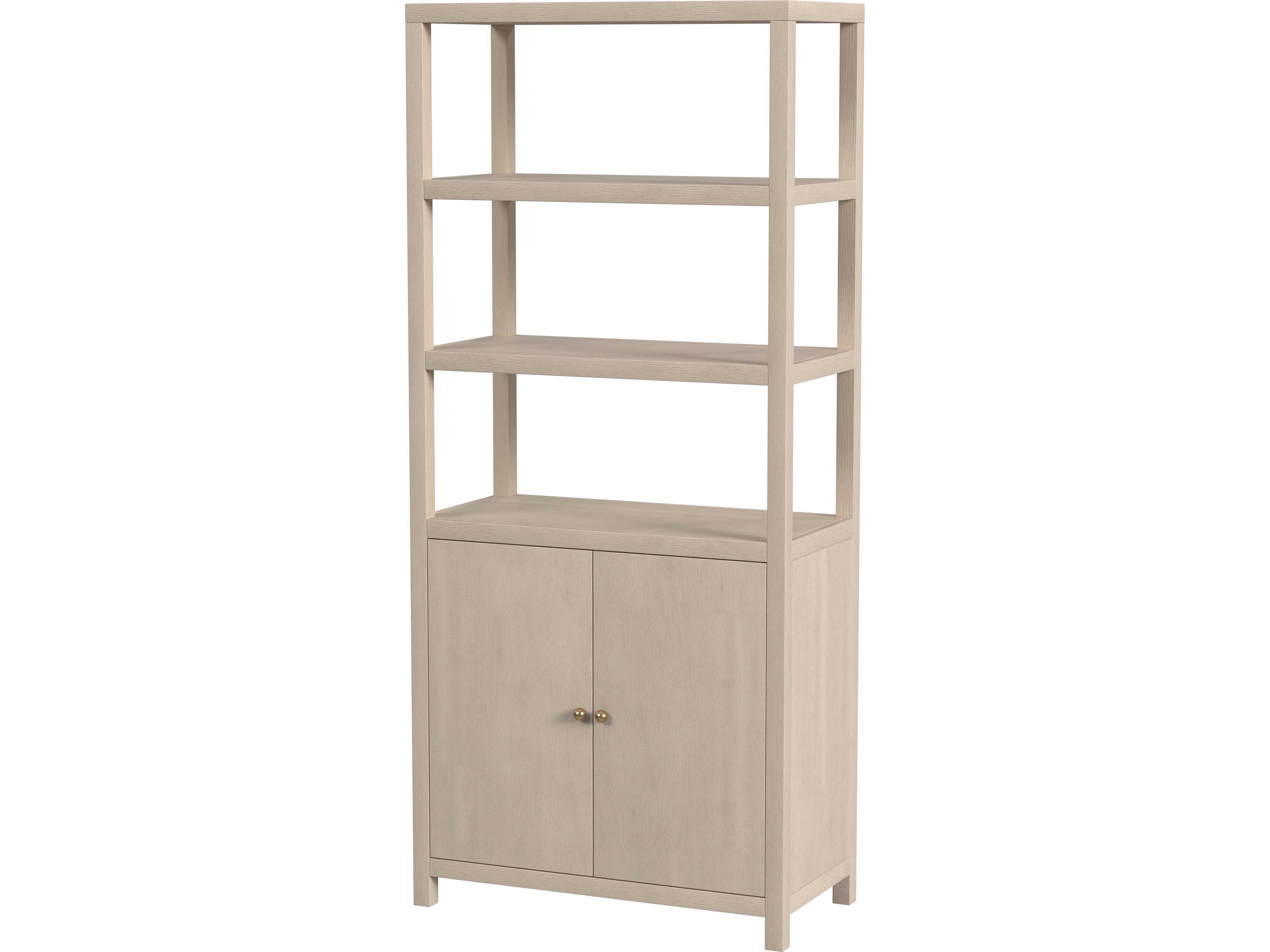 Nora Taupe Bookcase