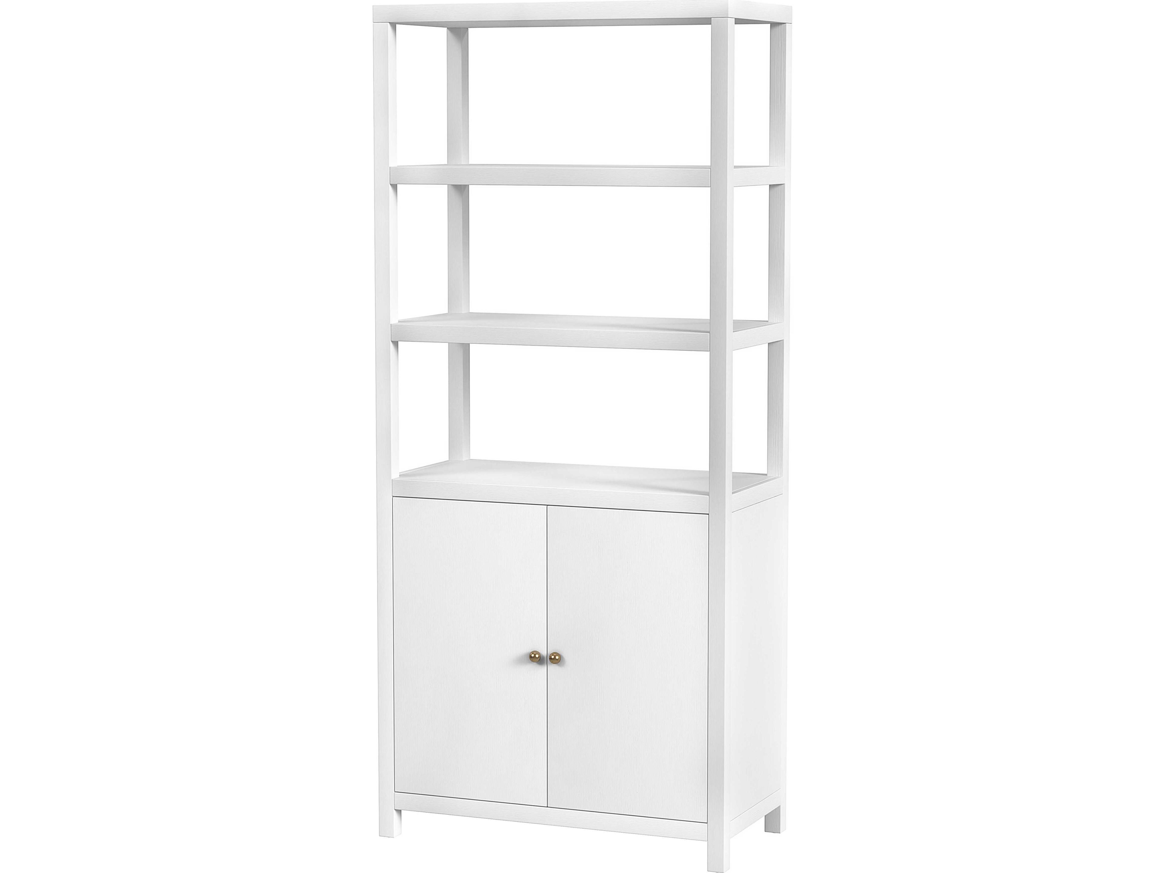 Nora White Bookcase