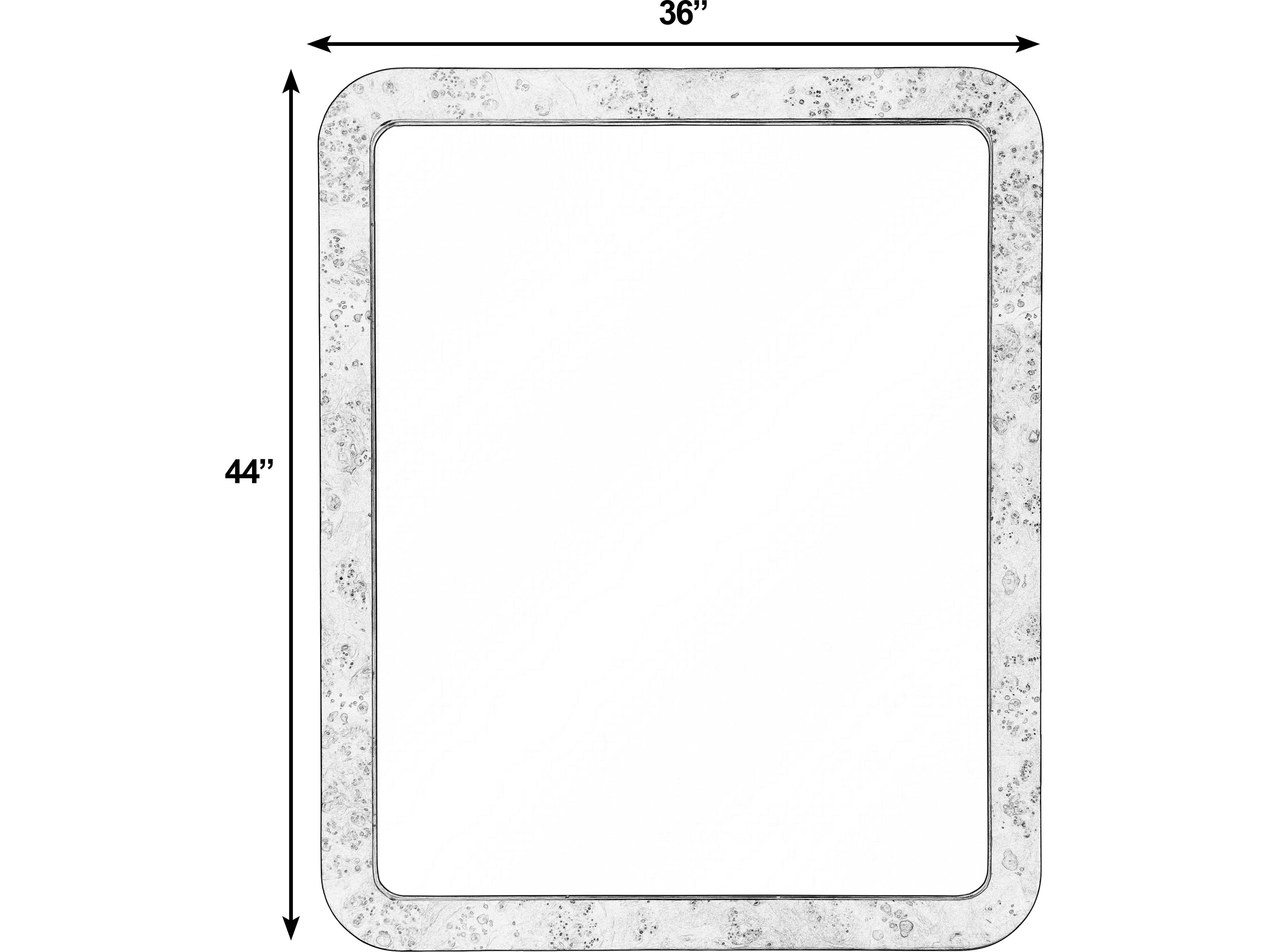 Butler Cora Tan Wall Mirror Rectangular