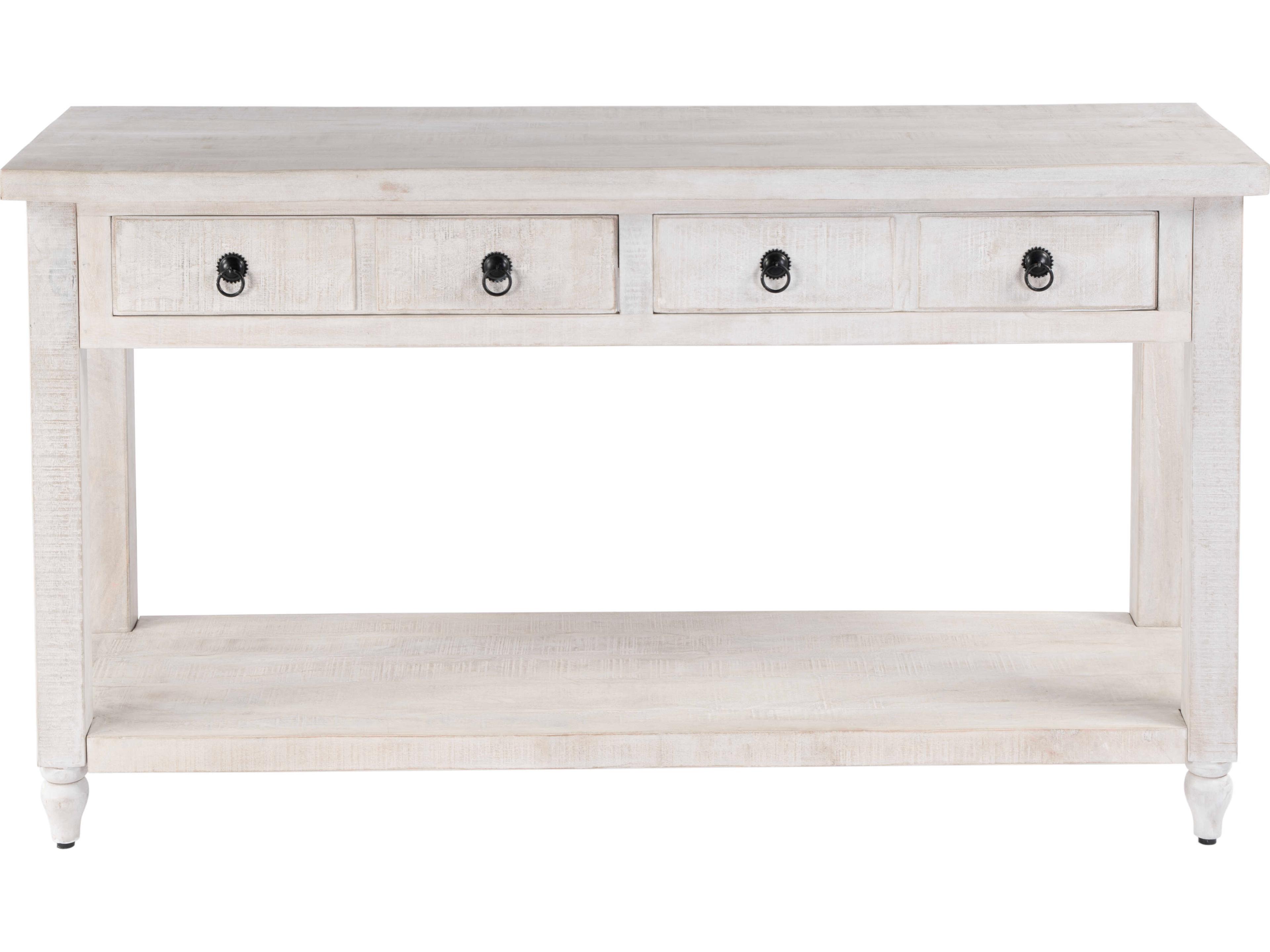 Butler Dorothy Rectangular Wood Gray Console Table