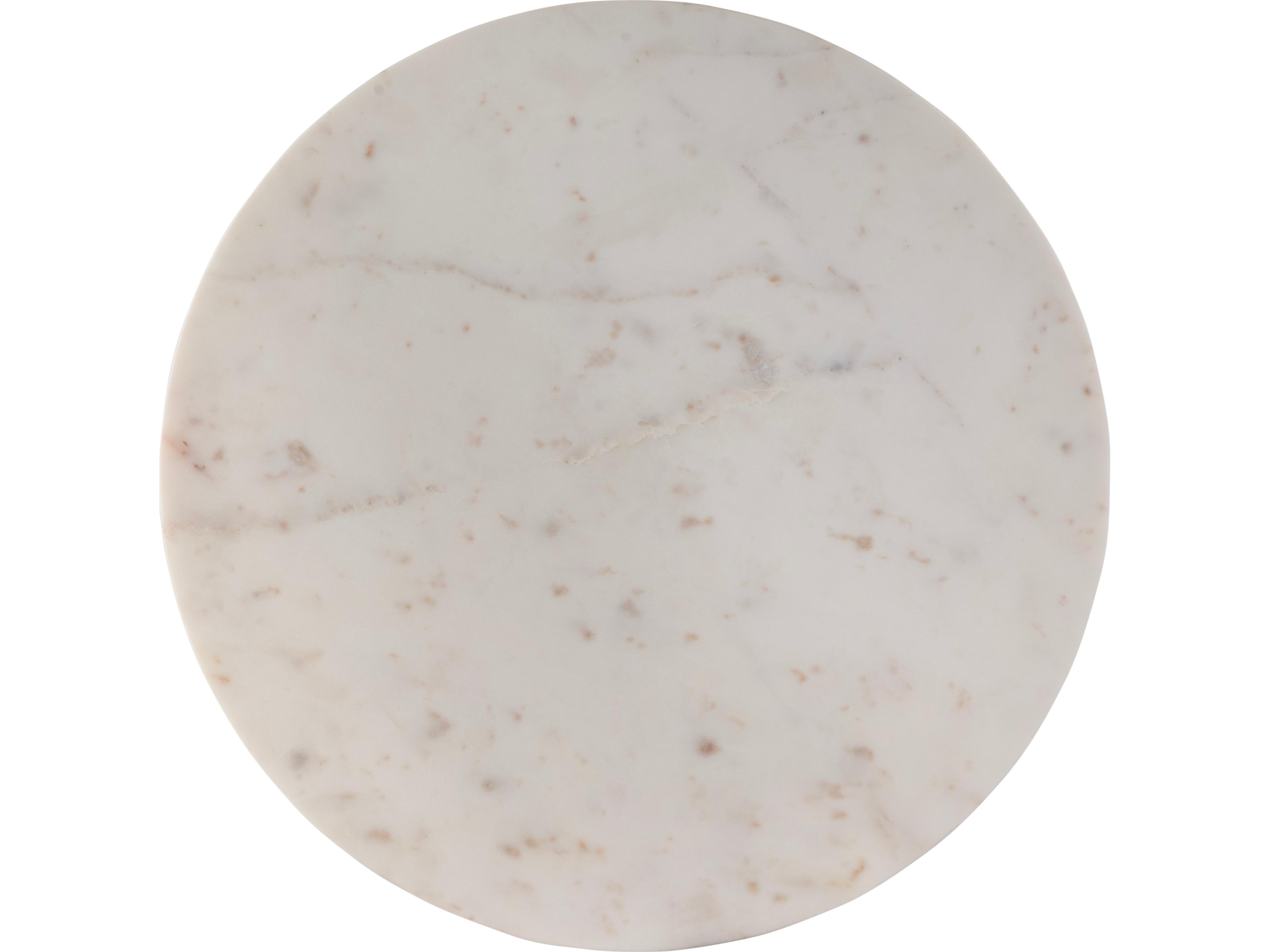 Butler Elio Round Metal & Marble End Table