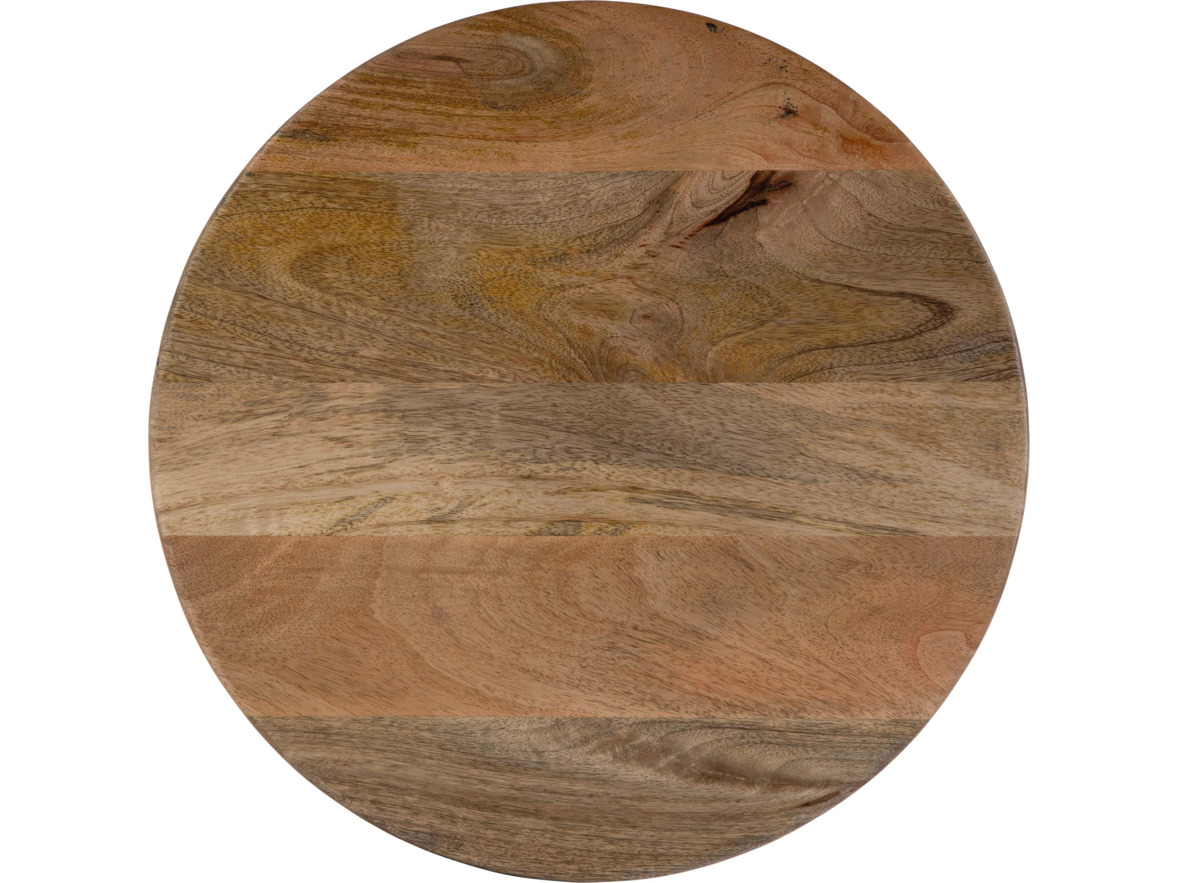 Butler Botswana Round Wood Brown End Table