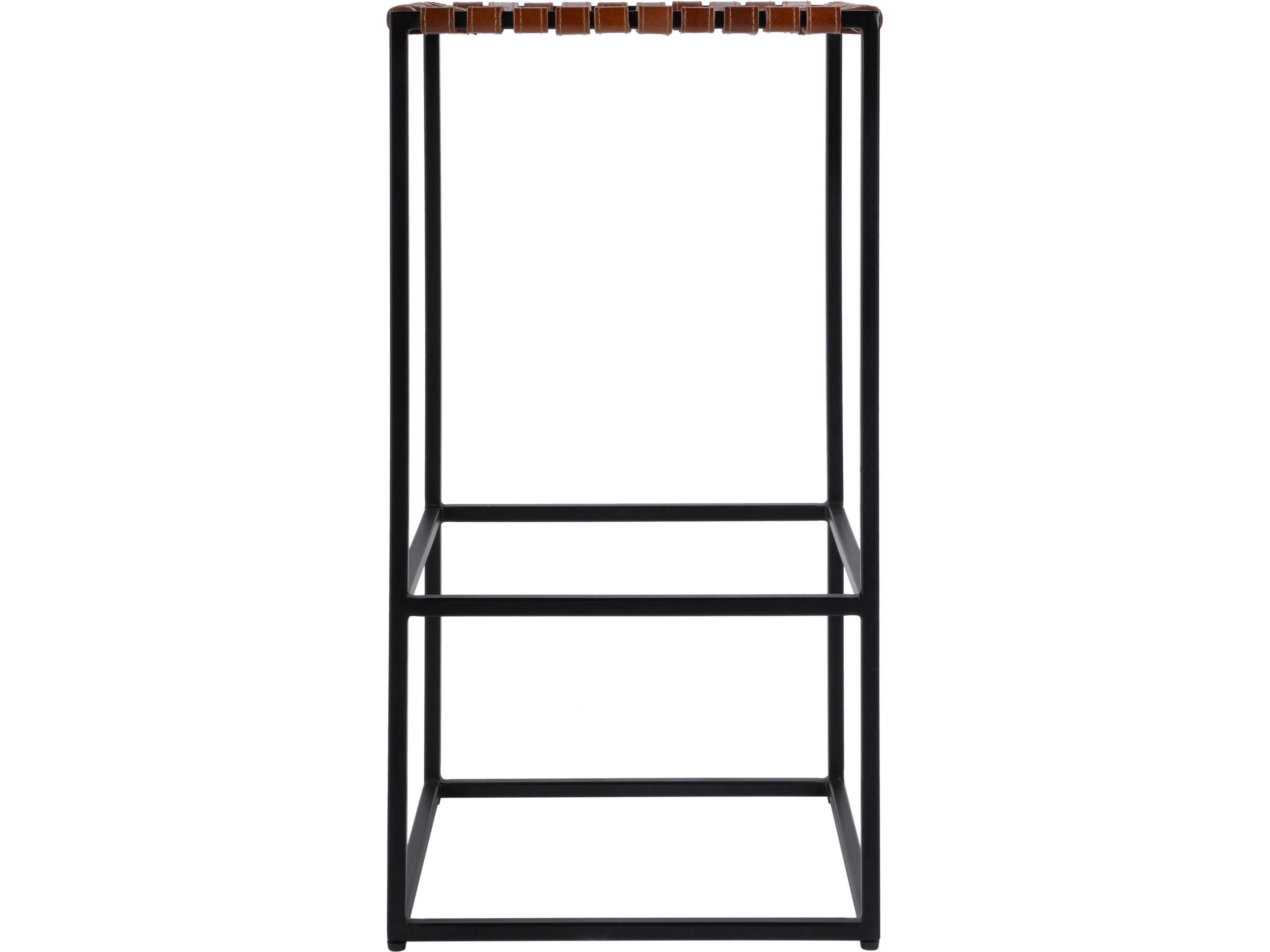 Butler Lowell Brown Leather Bar Stool