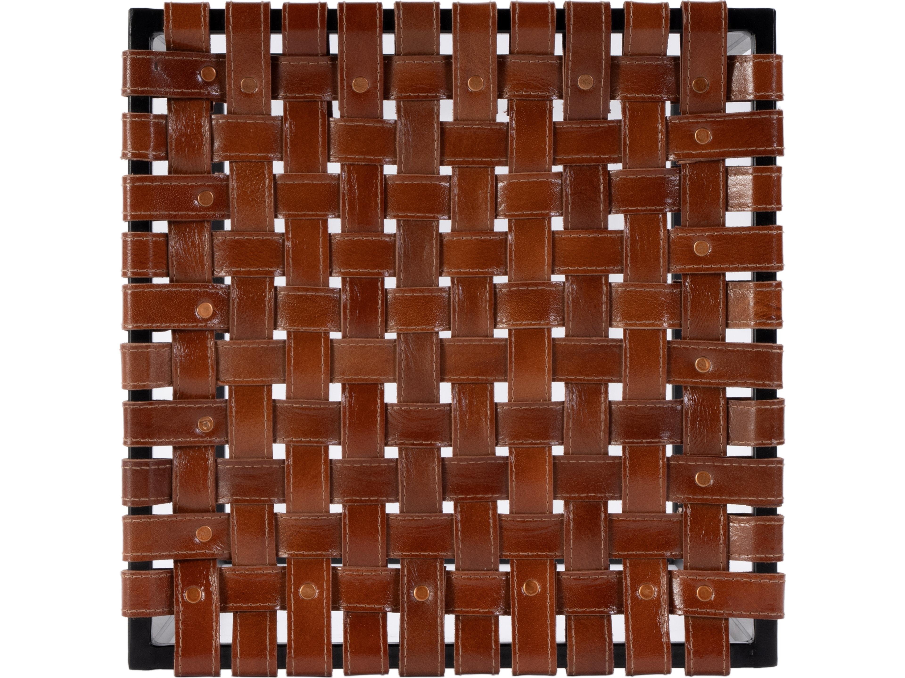 Butler Lowell Brown Leather Bar Stool